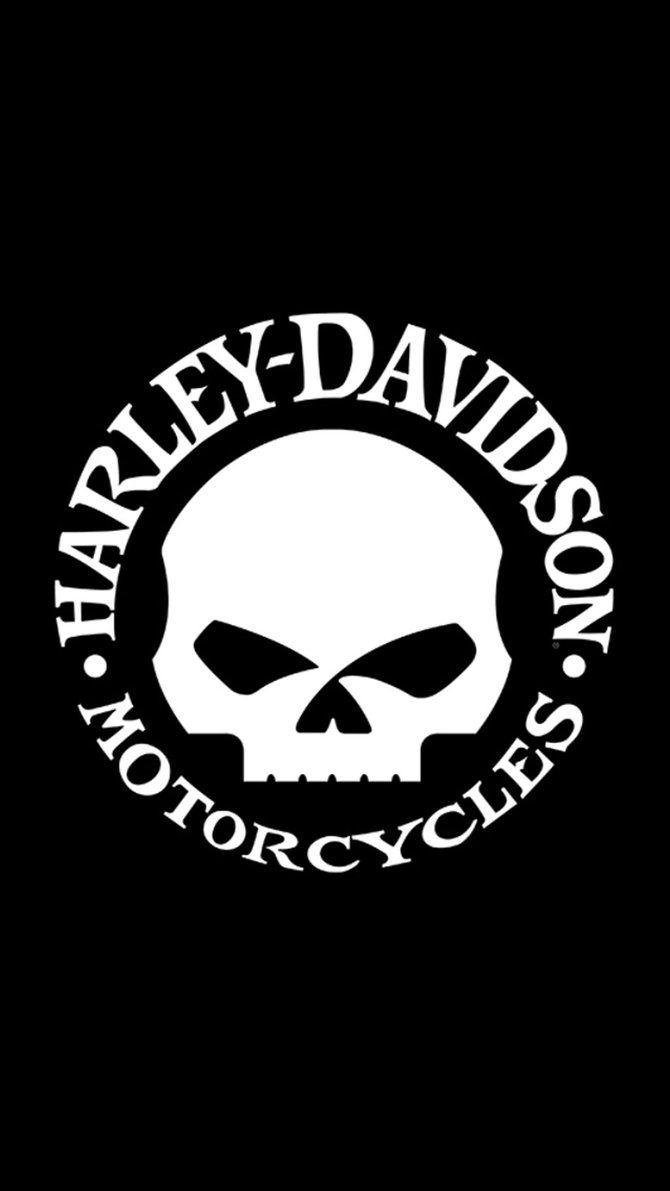 Teschio Harley-Davidson logo, 670x1191 Full HD Verticale, Smartphone