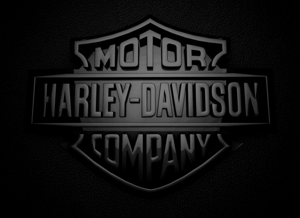 Teschio Harley-Davidson su asfalto, 1536x864 720p, Laptop