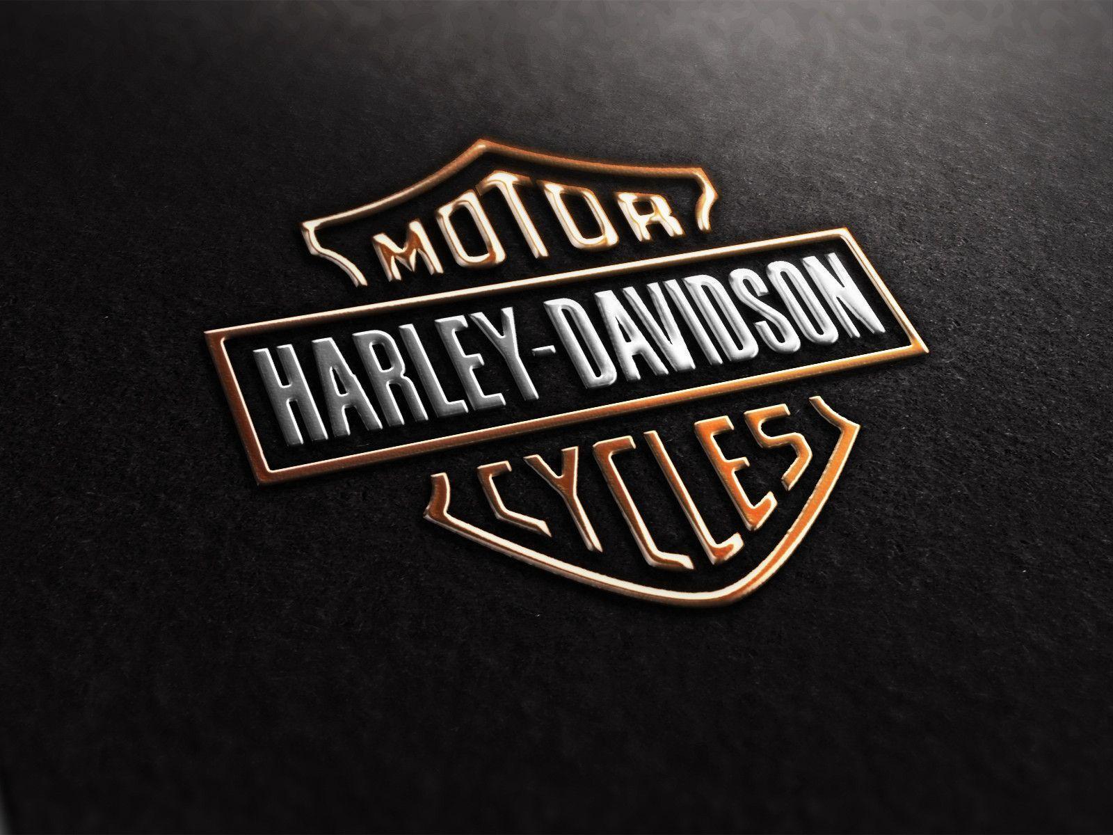 Logo Harley-Davidson metallico, 1600x1200 900p, PC
