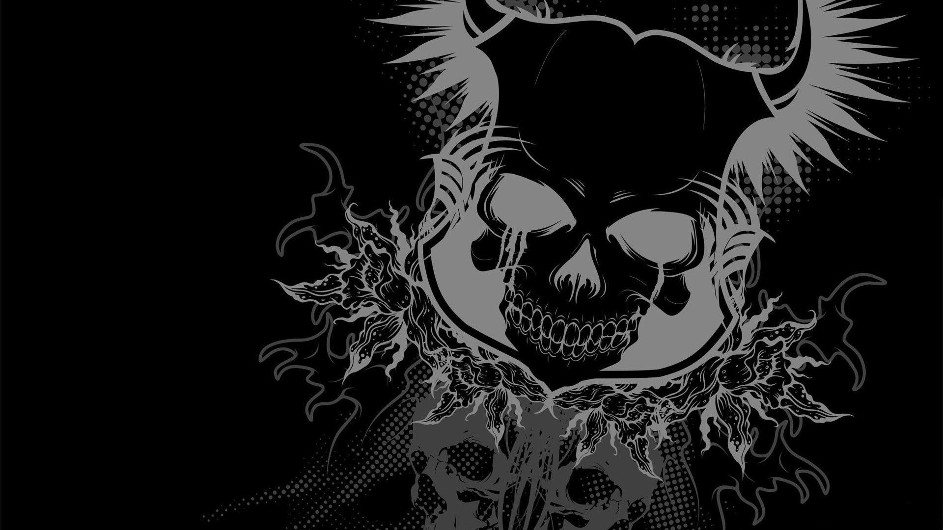 Teschio con corna grafico, 1920x1080 Full HD, Desktop