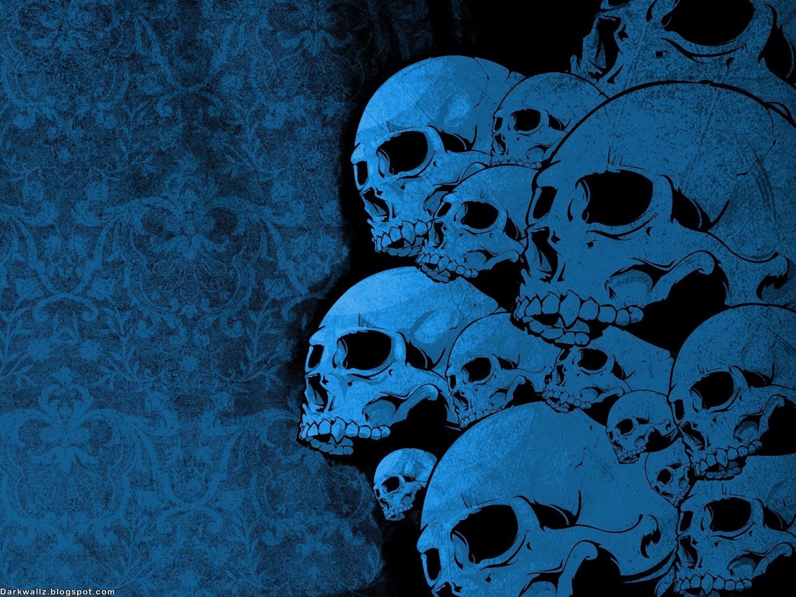 Teschio demoniaco con corna infuocate, 1280x720 720p, Laptop