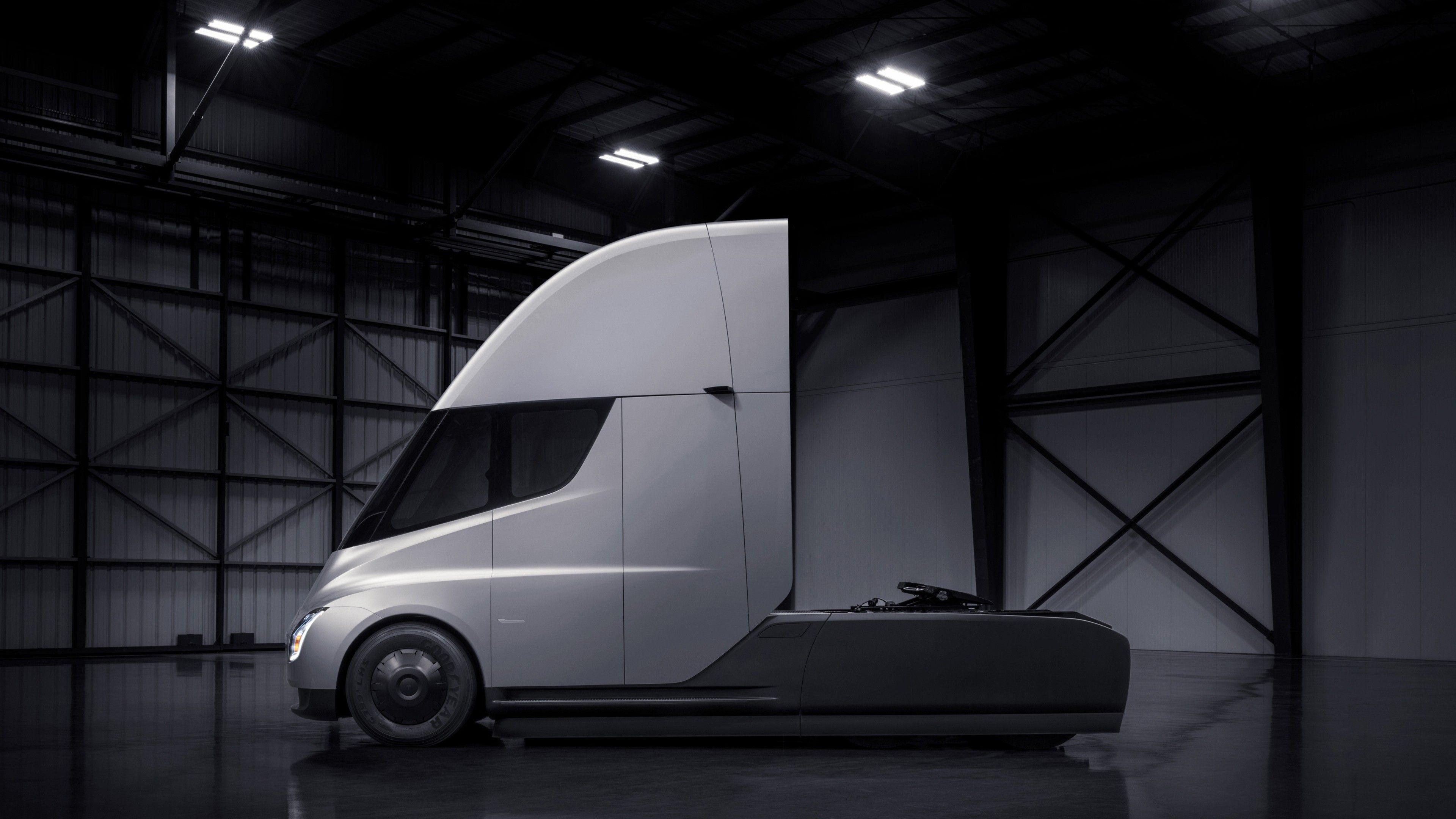 Tesla Semi camion elettrico, 3840x2160 UHD, PC 4K