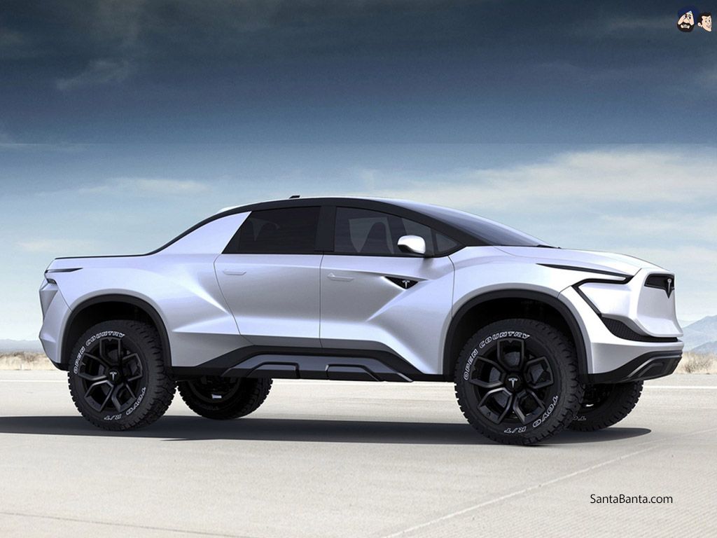 Tesla Cybertruck deserto, 1280x720 HD, Desktop