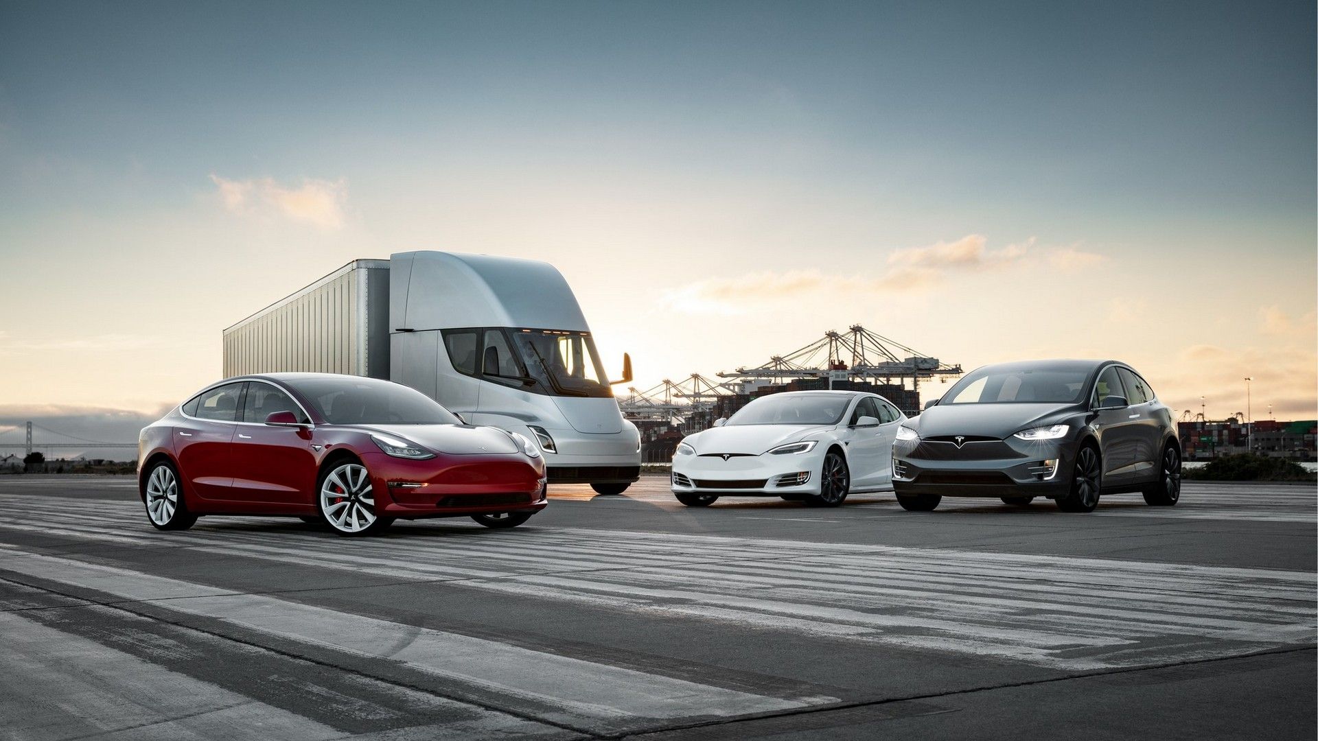Tesla Cybertruck concept grigio, 1024x768 HD, Desktop