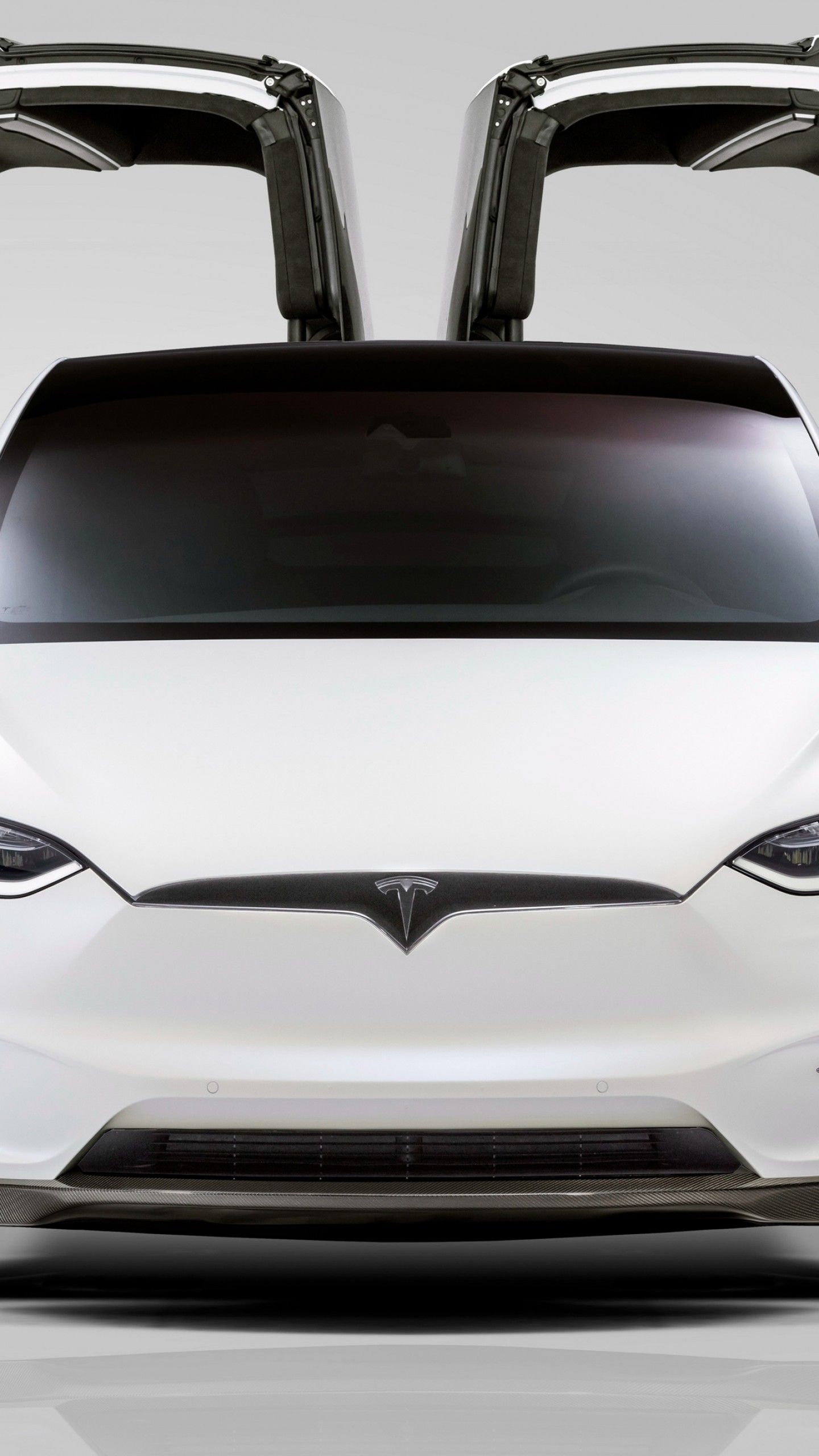 Tesla Model X portiere aperte, 1440x2560 Verticale, Samsung Galaxy