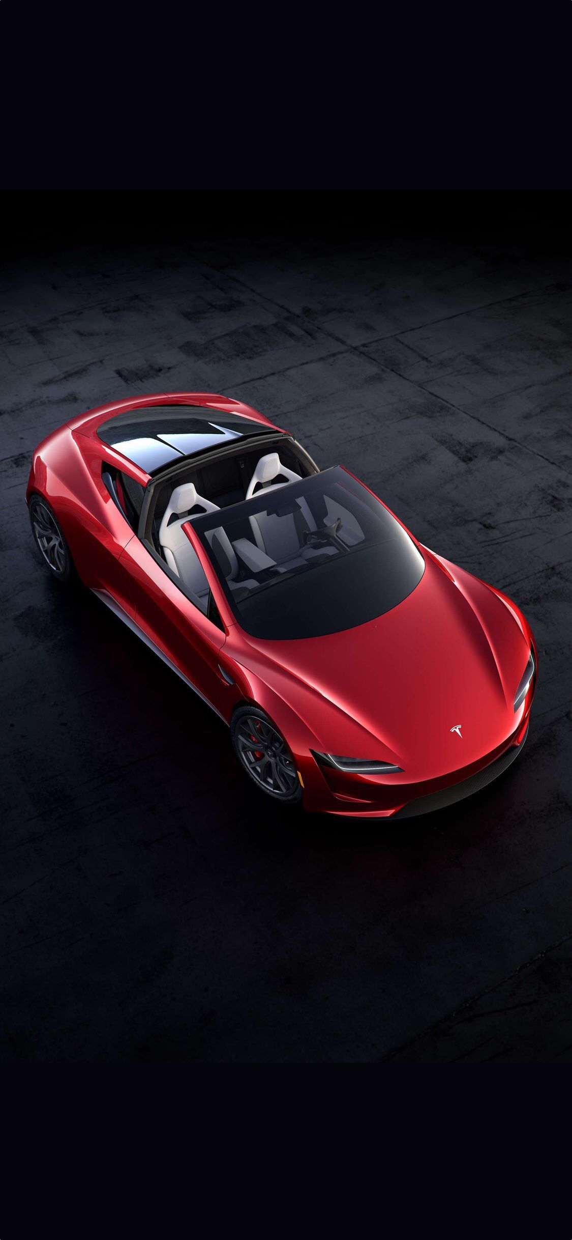 Tesla Roadster rossa, 1125x2436 Verticale, Mobile
