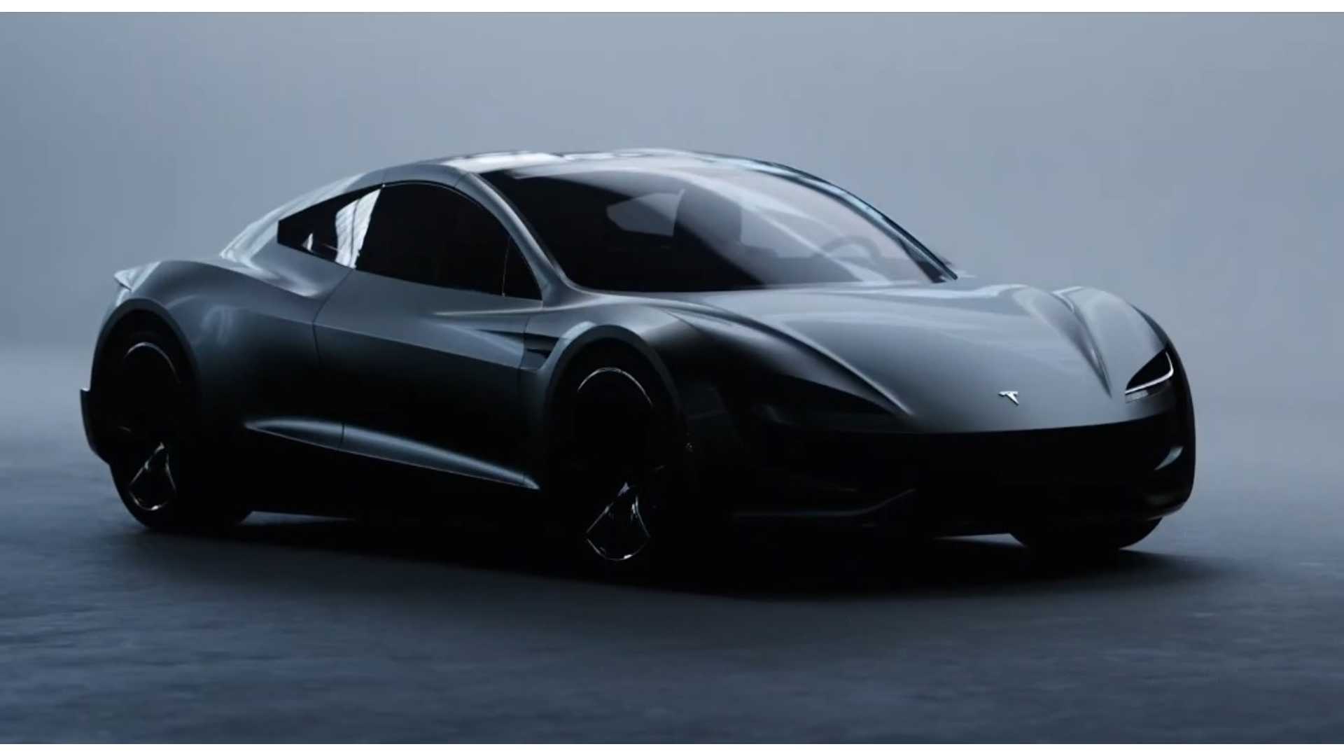 Tesla Roadster nera studio, 1920x1080 Full HD, PC