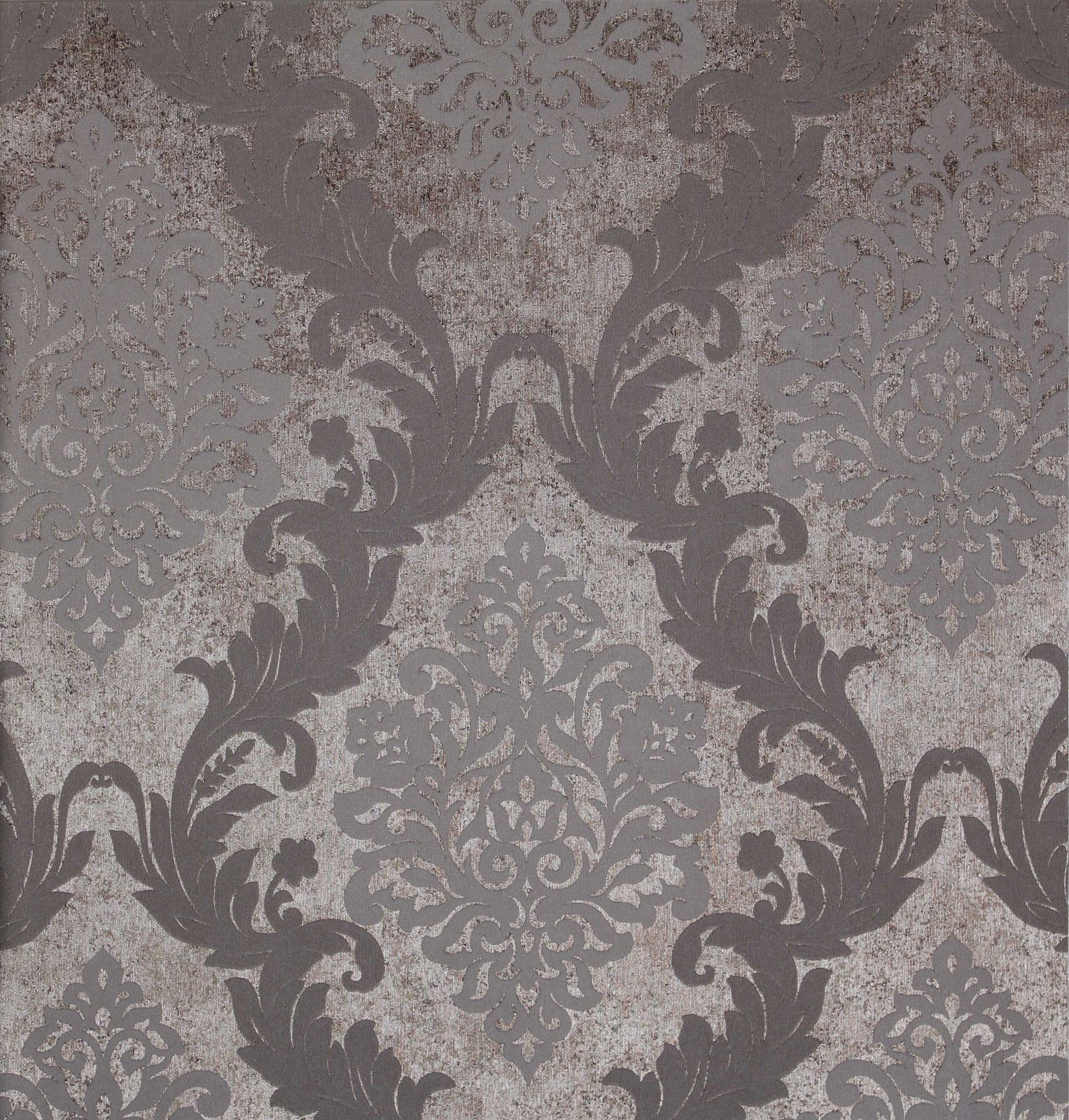 Damasco argento e grigio, 1527x1600 Verticale, POCO
