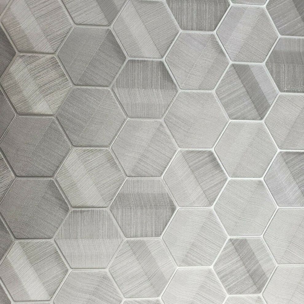 Esagoni argento grigio metallico, 990x990 HD, iMac