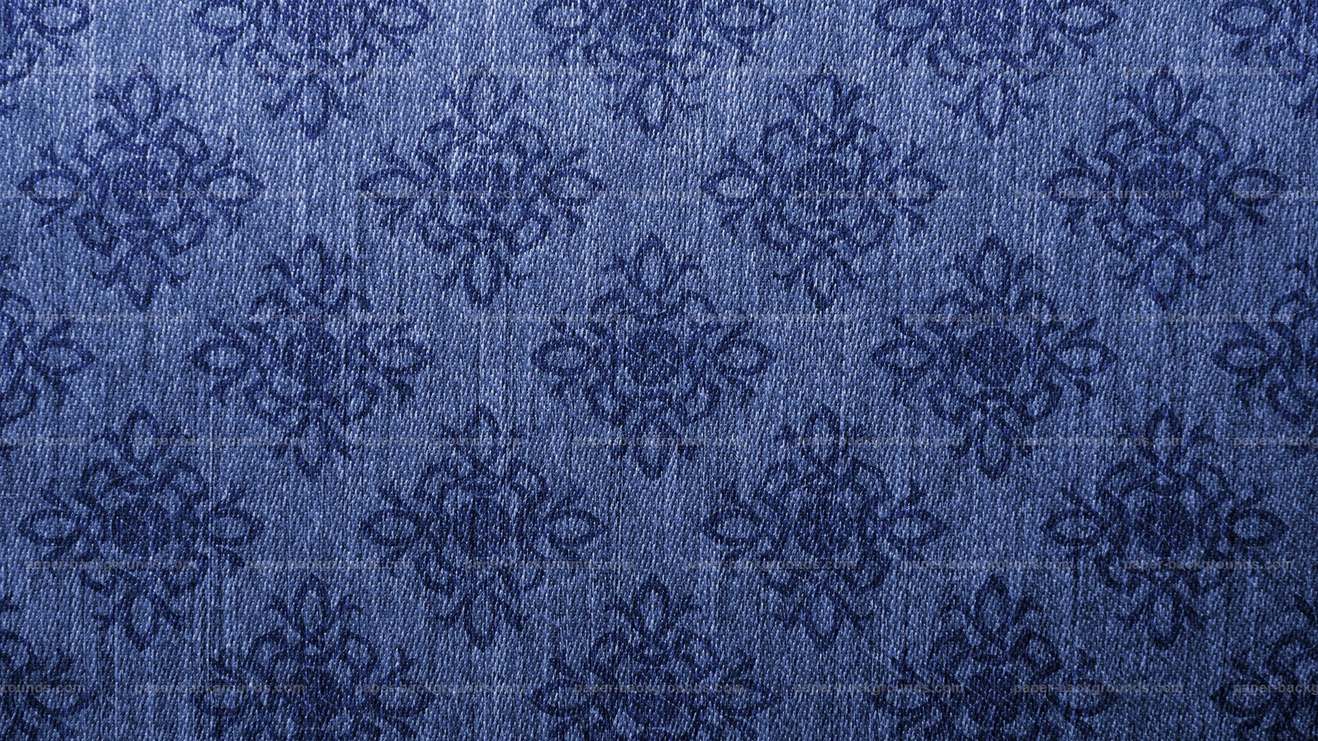 Texture tessuto blu con motivi floreali, 1920x1080 1080p, PC Desktop