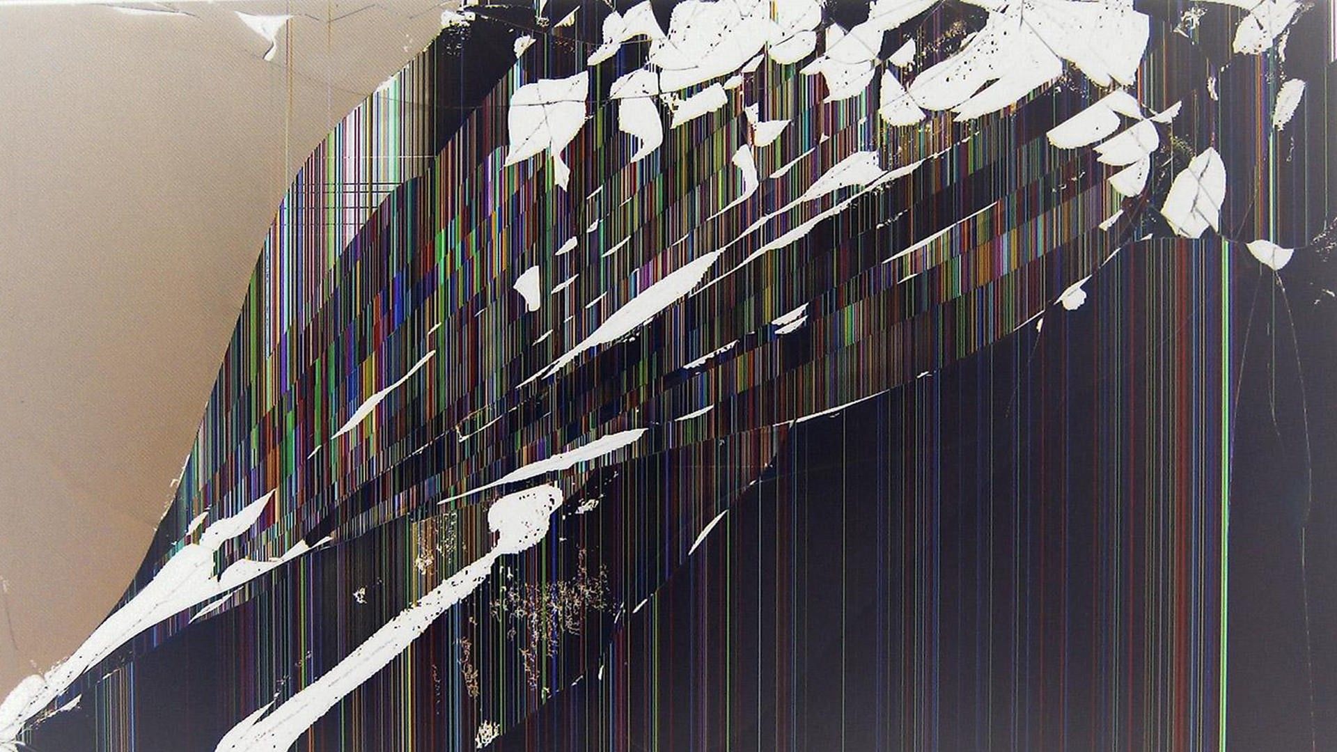 Schermo rotto righe colorate, 1920x1080 Full HD 1080p, PC Desktop