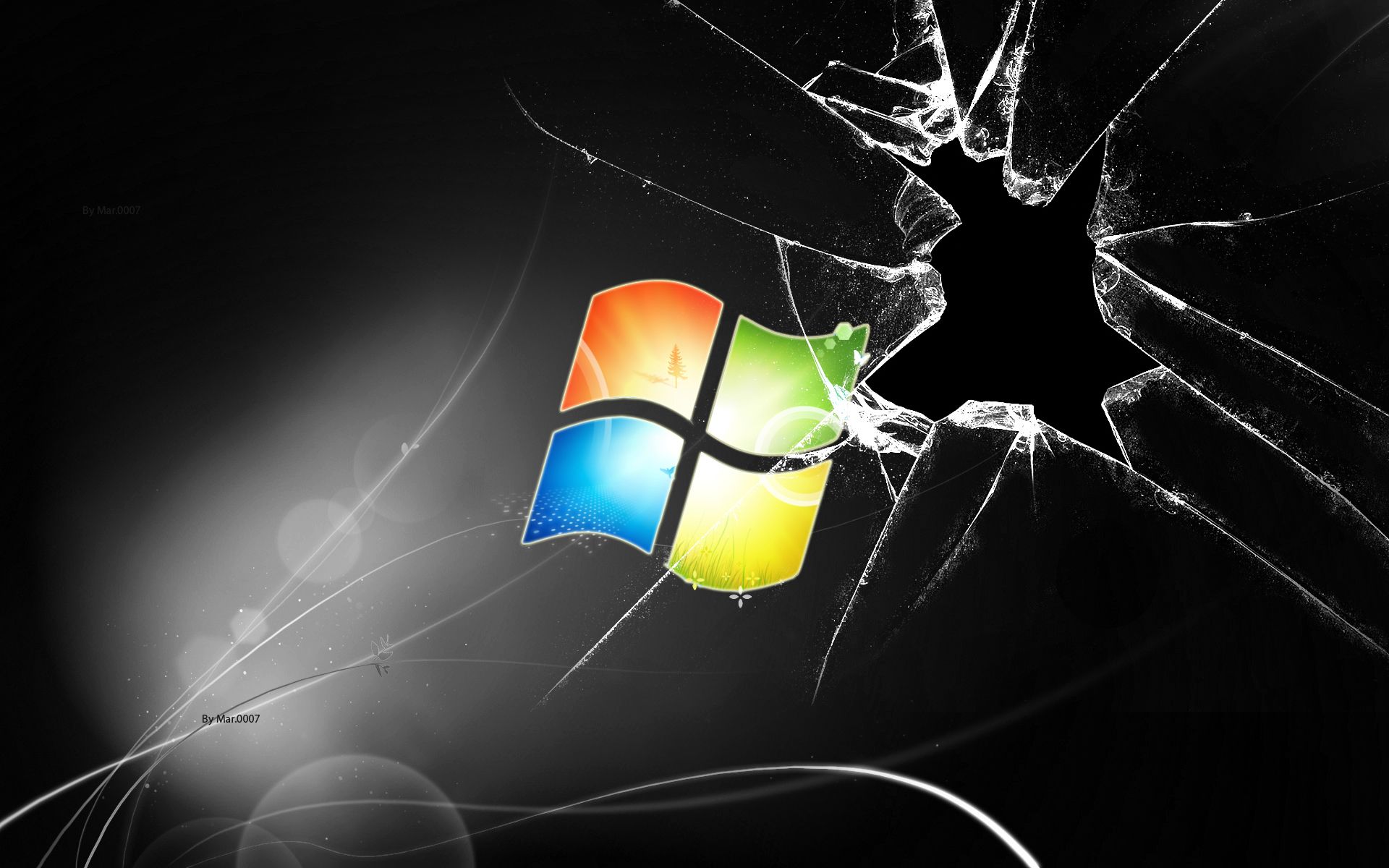 Logo Apple schermo rotto viola, Cupertino, 1280x960 720p, PC