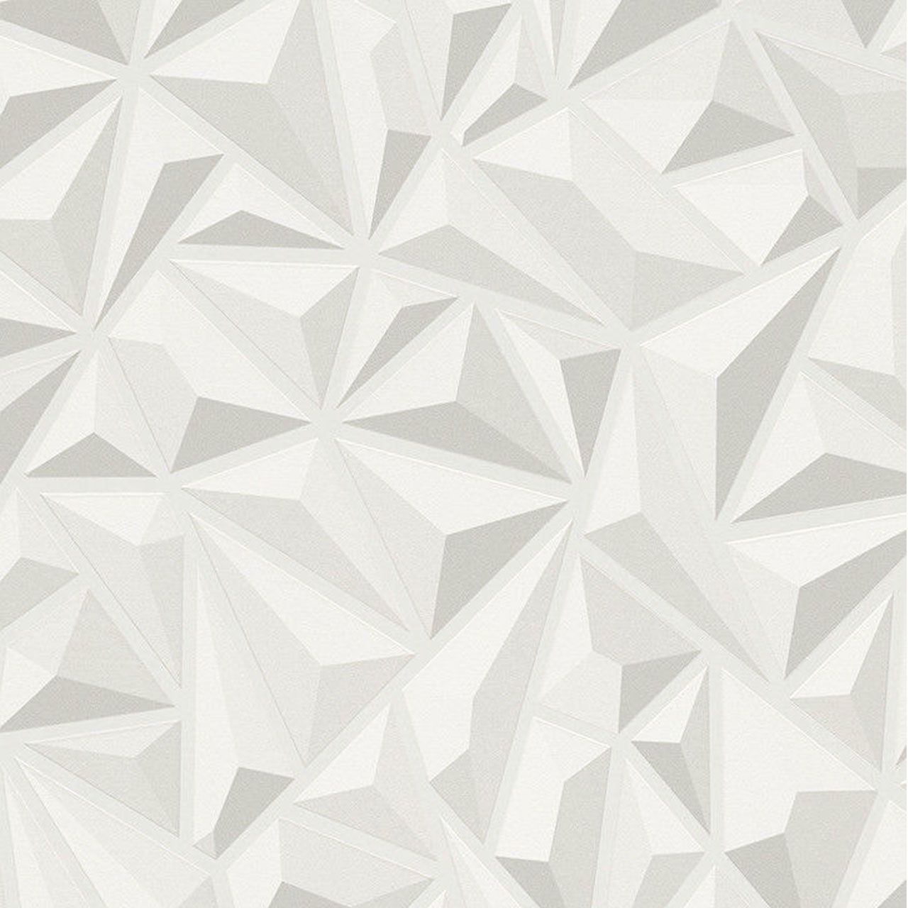 Texture geometrica bianca sfaccettata, 1280x1280 HD, Desktop