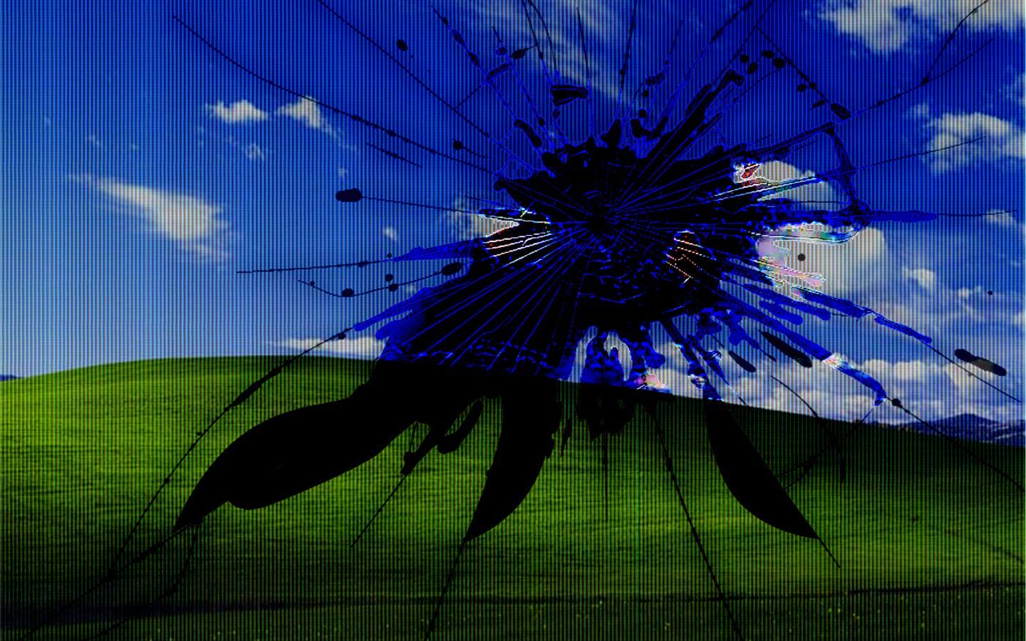 vetro rotto scuro, 1332x850 HD, Desktop