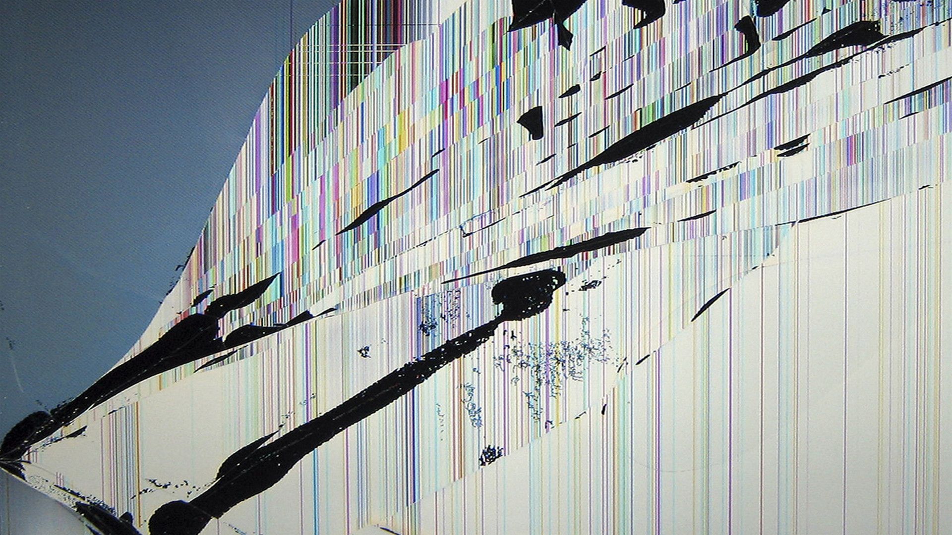 Schermo LCD rotto colorato, 1920x1080 1080p, Monitor Gaming