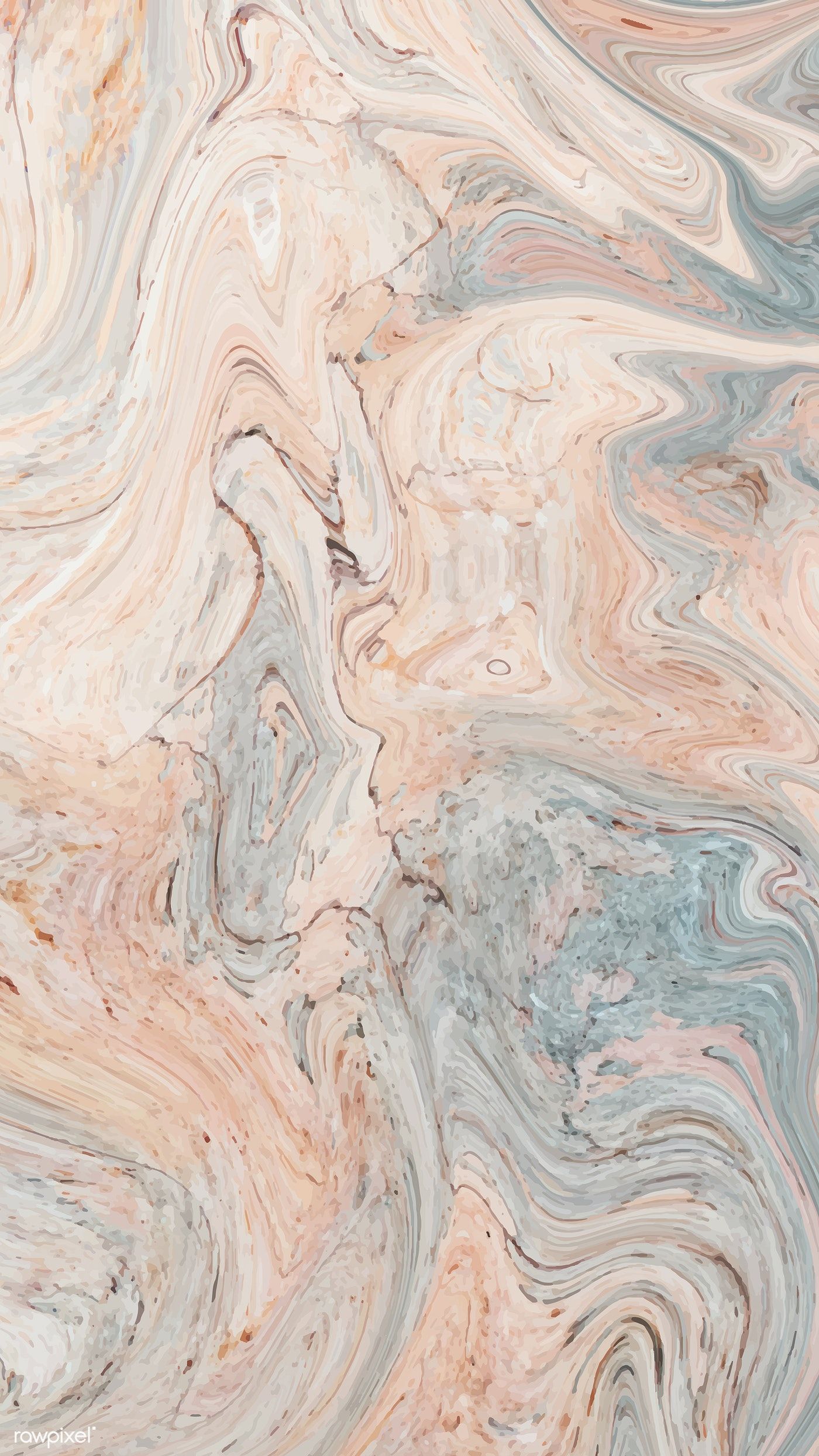 Texture fluida marmorizzata rosa grigio, 1400x2488 Verticale, Android