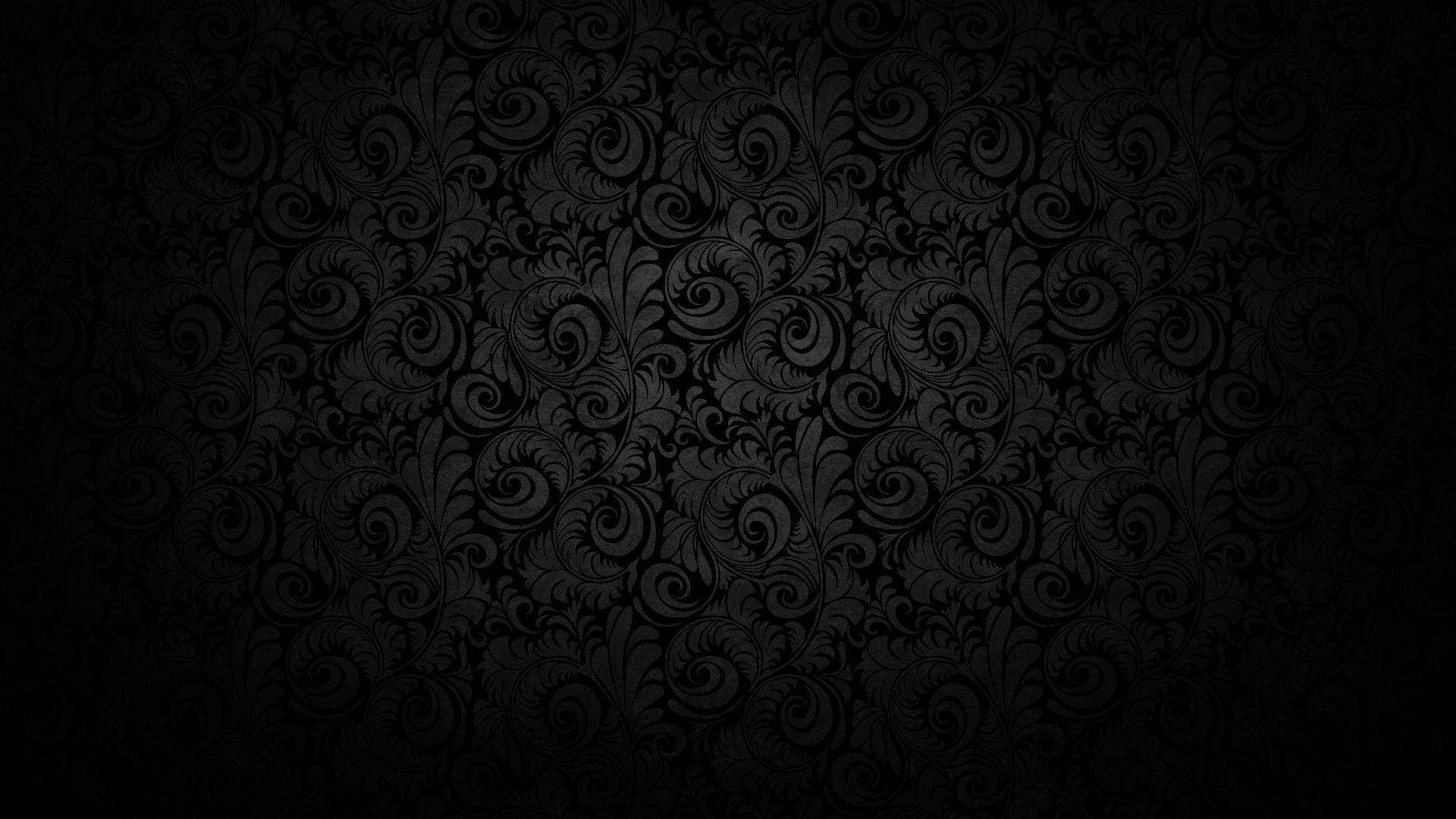 Texture scura damascata nera, 1920x1080 Full HD 1080p, PC