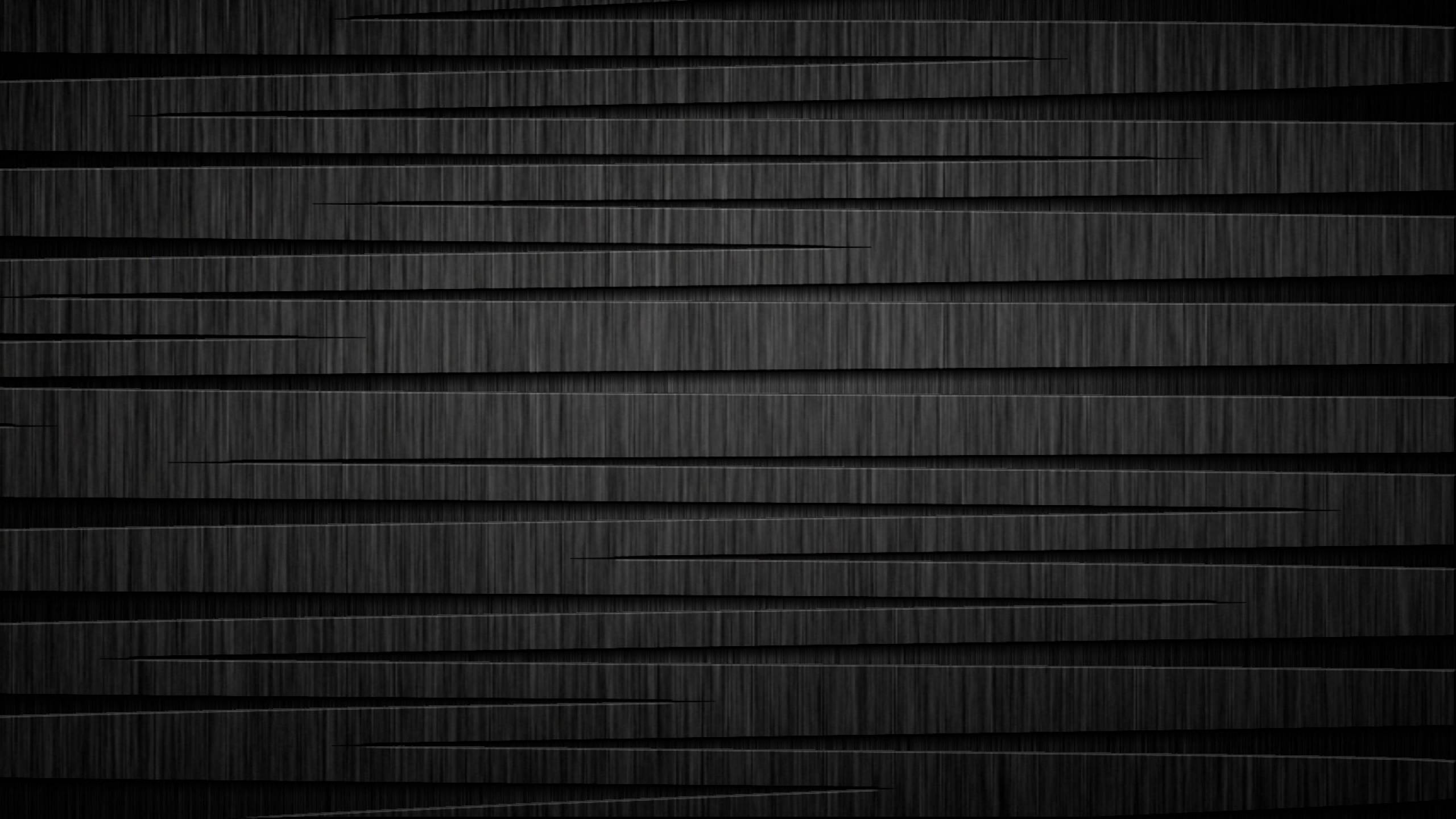 Texture righe orizzontali nere, 2560x1440 2K, Desktop