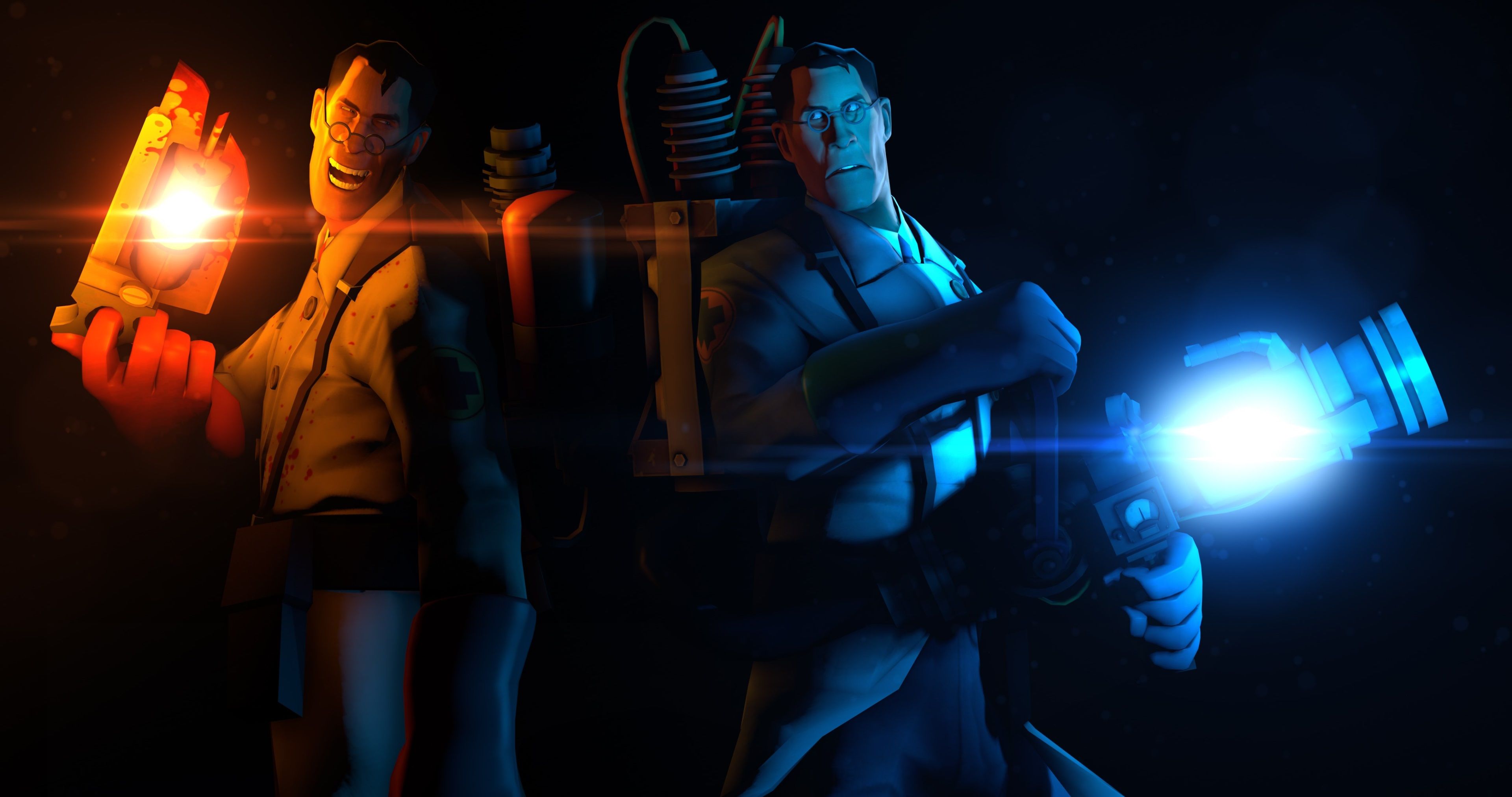 Team Fortress 2 personaggi armi, 3840x2025 UHD, PC 4K