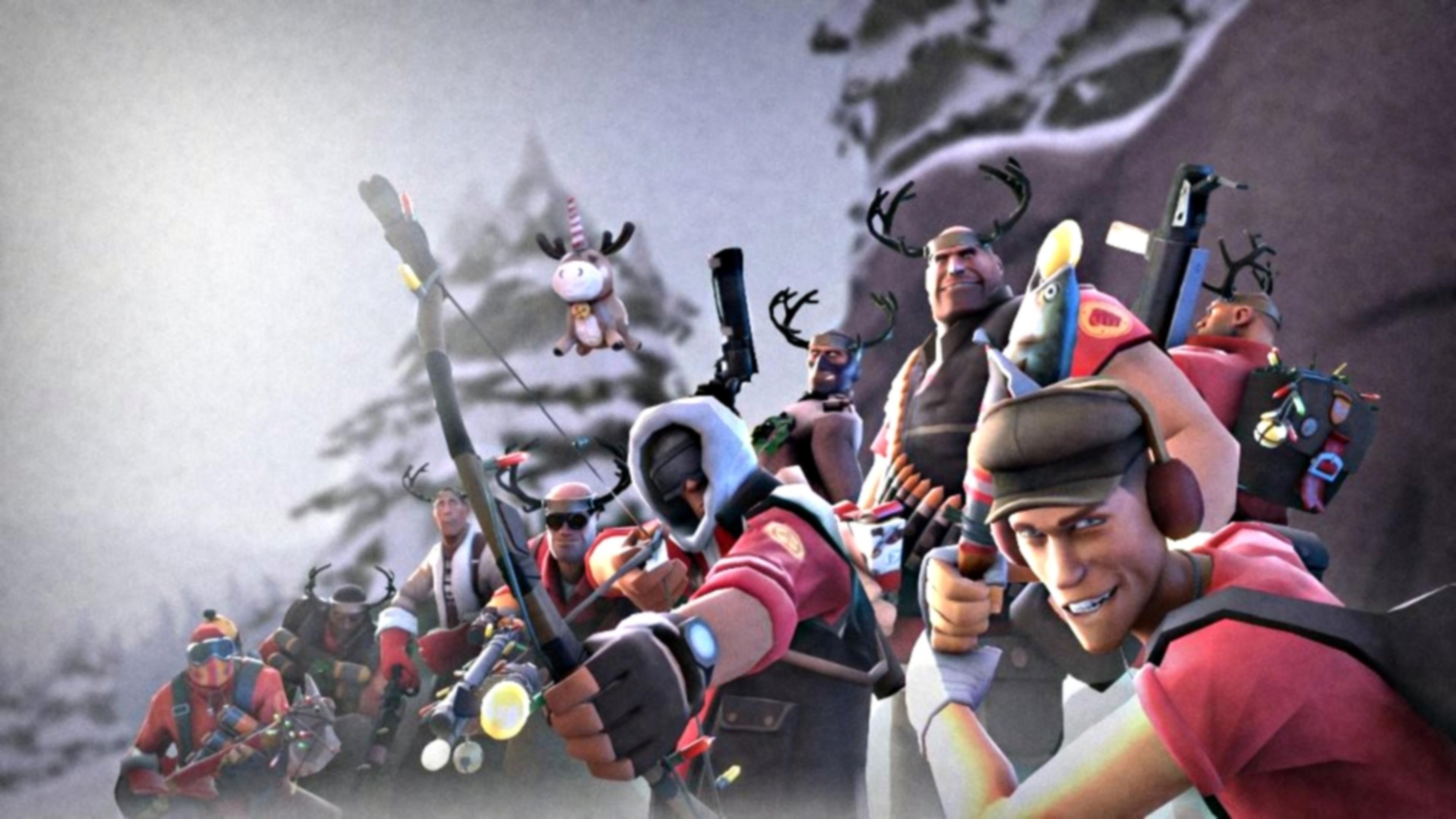 Scout TF2 con mazza baseball, 3840x2160 UHD, PC 4K