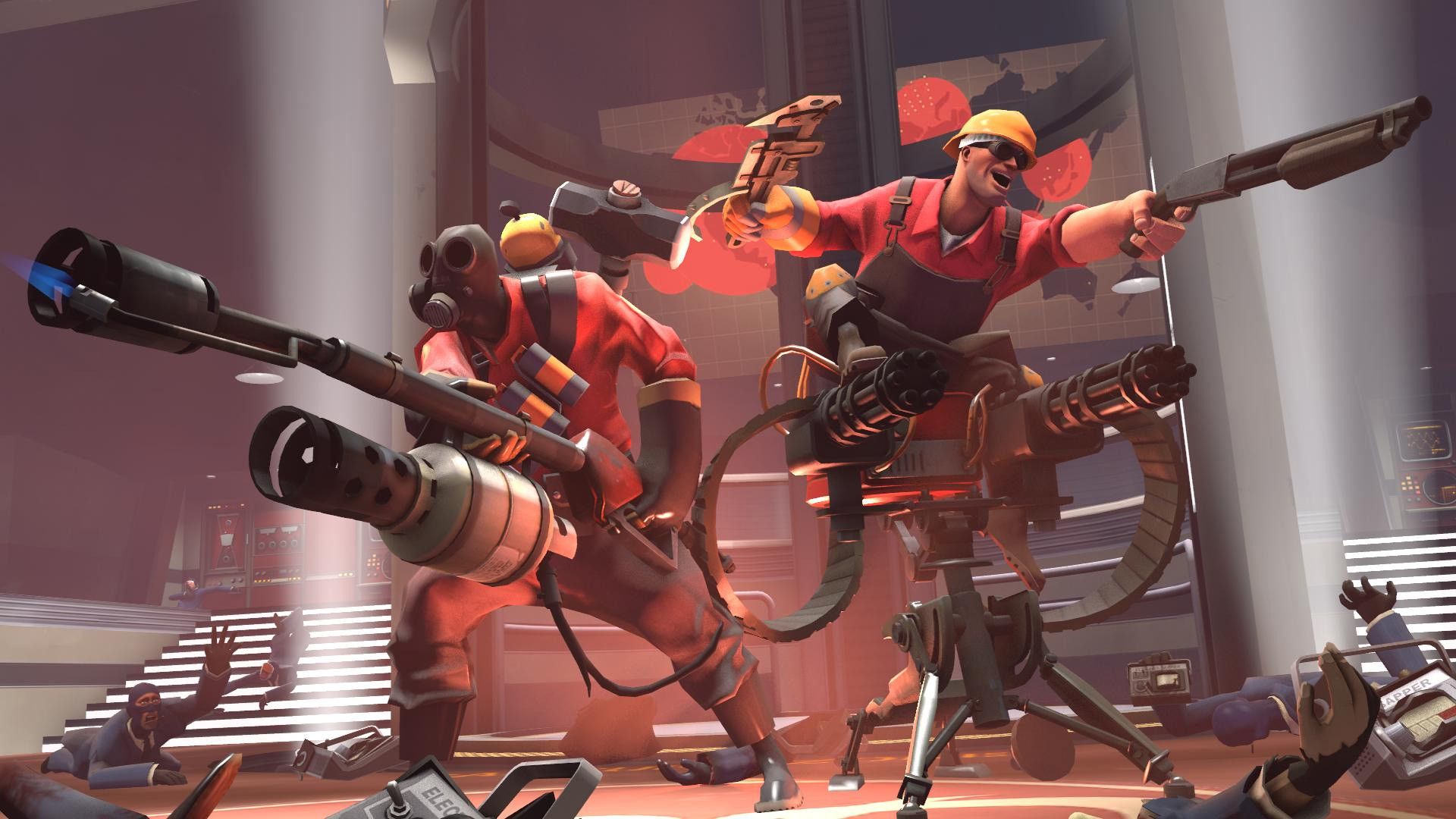 Team Fortress 2 personaggi armi, 1920x1080 Full HD, Desktop
