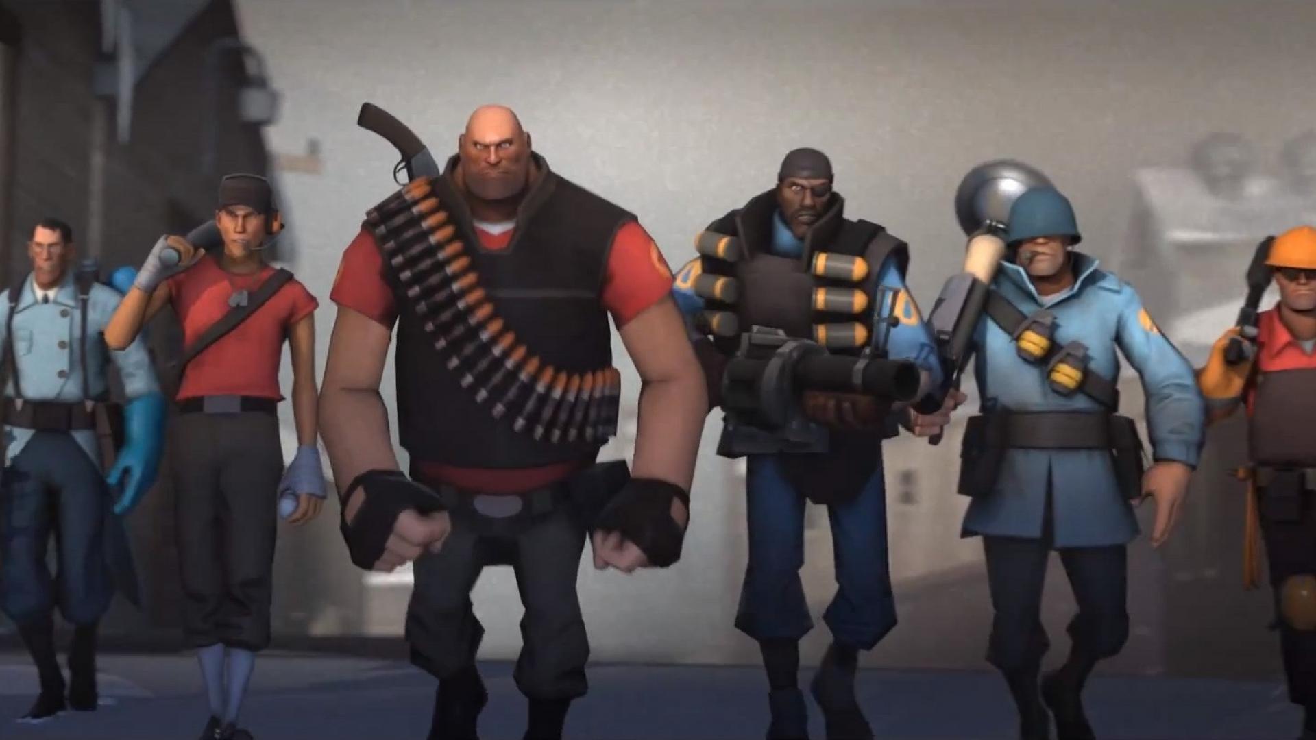 Team Fortress 2 poster personaggi, 2560x1600 WQXGA, PC