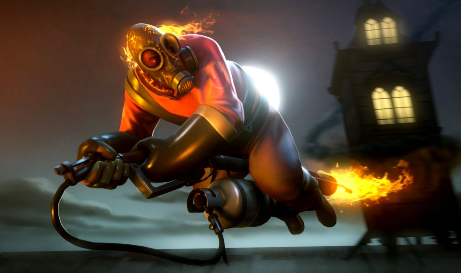 Team Fortress 2 Halloween mostro, 1596x945 HD, Desktop