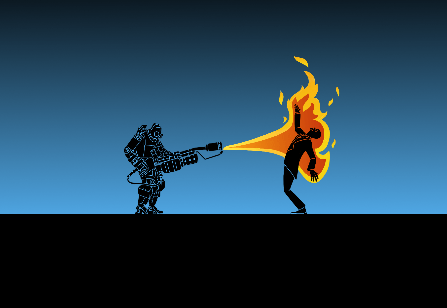Pyro TF2 con lanciafiamme, 1800x1240 HD, Desktop