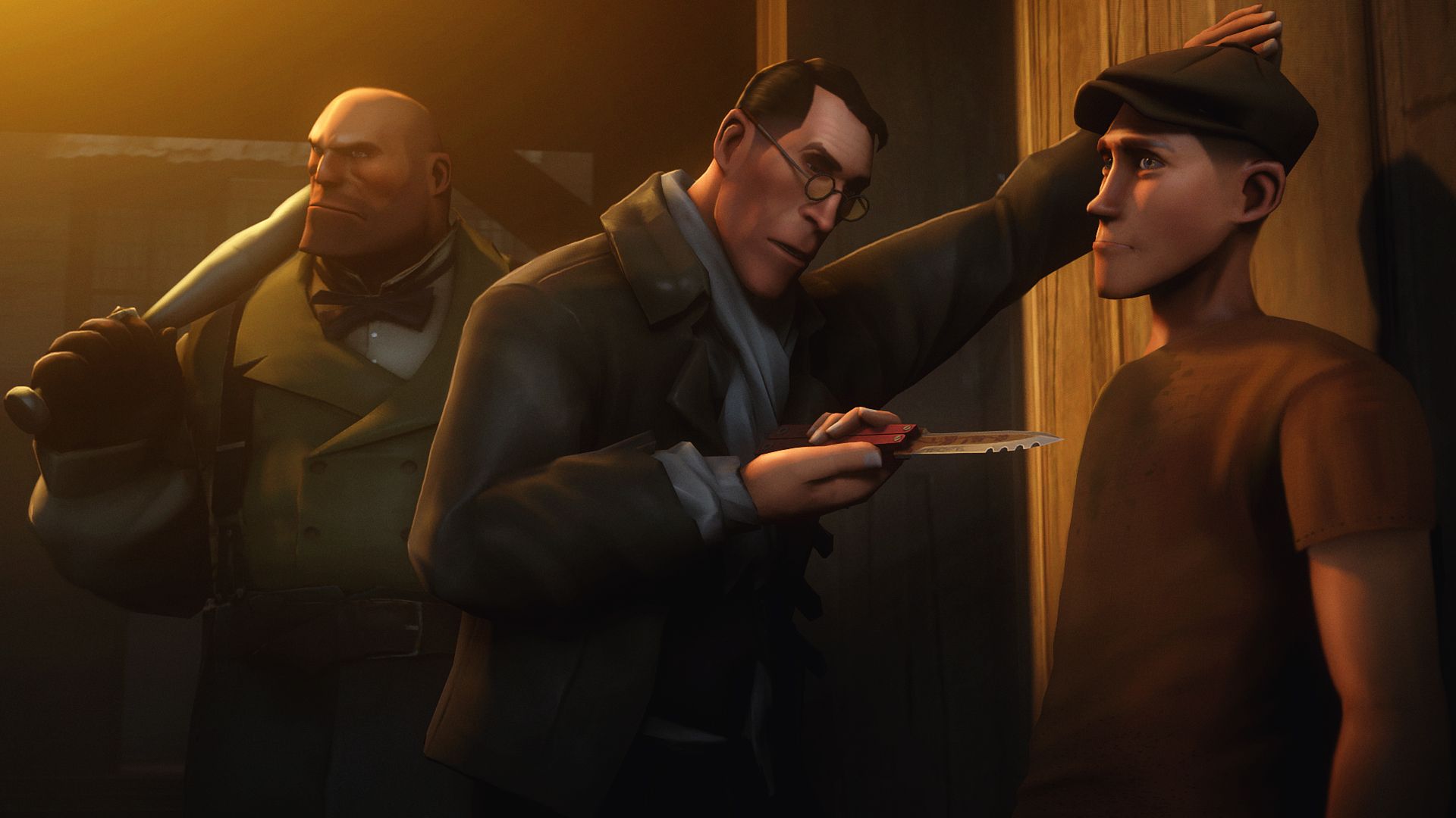Spy e Soldier Team Fortress 2, 1280x1024 HD, Desktop