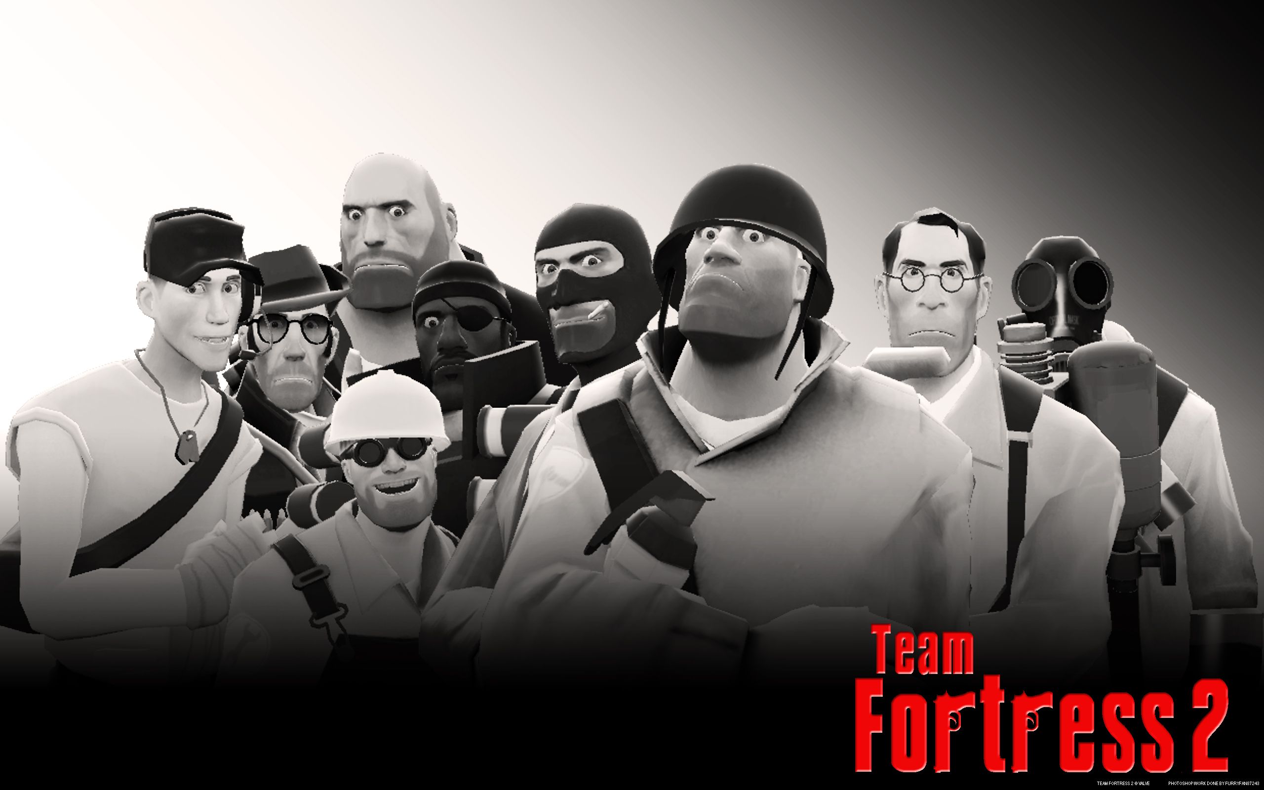 Pyro contro Spy TF2, 1280x720 720p, iMac