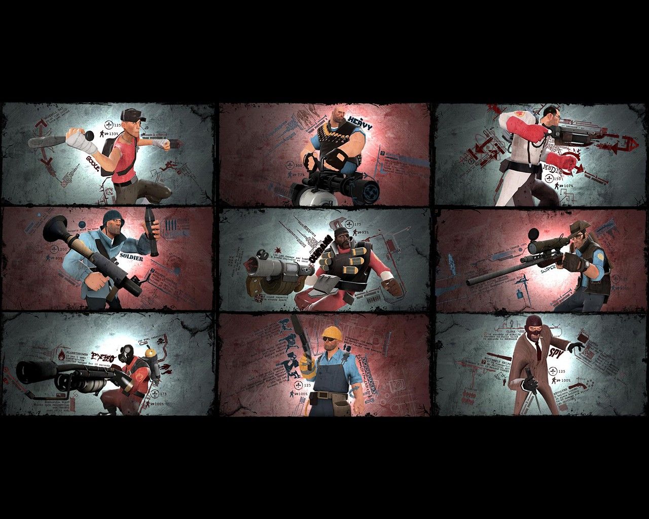 Heavy Team Fortress 2, 1680x1050 900p, Laptop