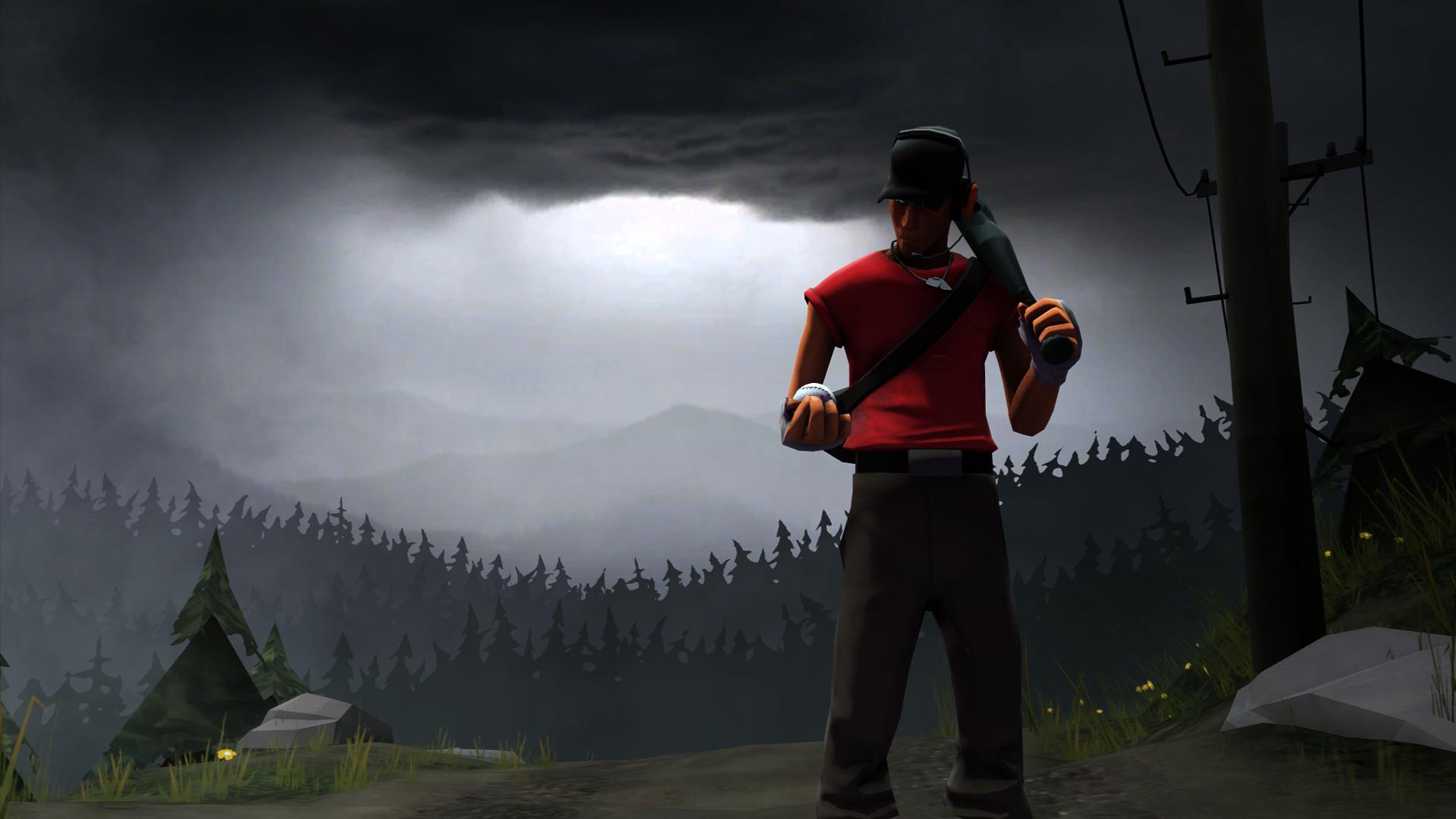 Scout TF2 sotto tornado, Team Fortress 2, 1920x1080 1080p, Desktop