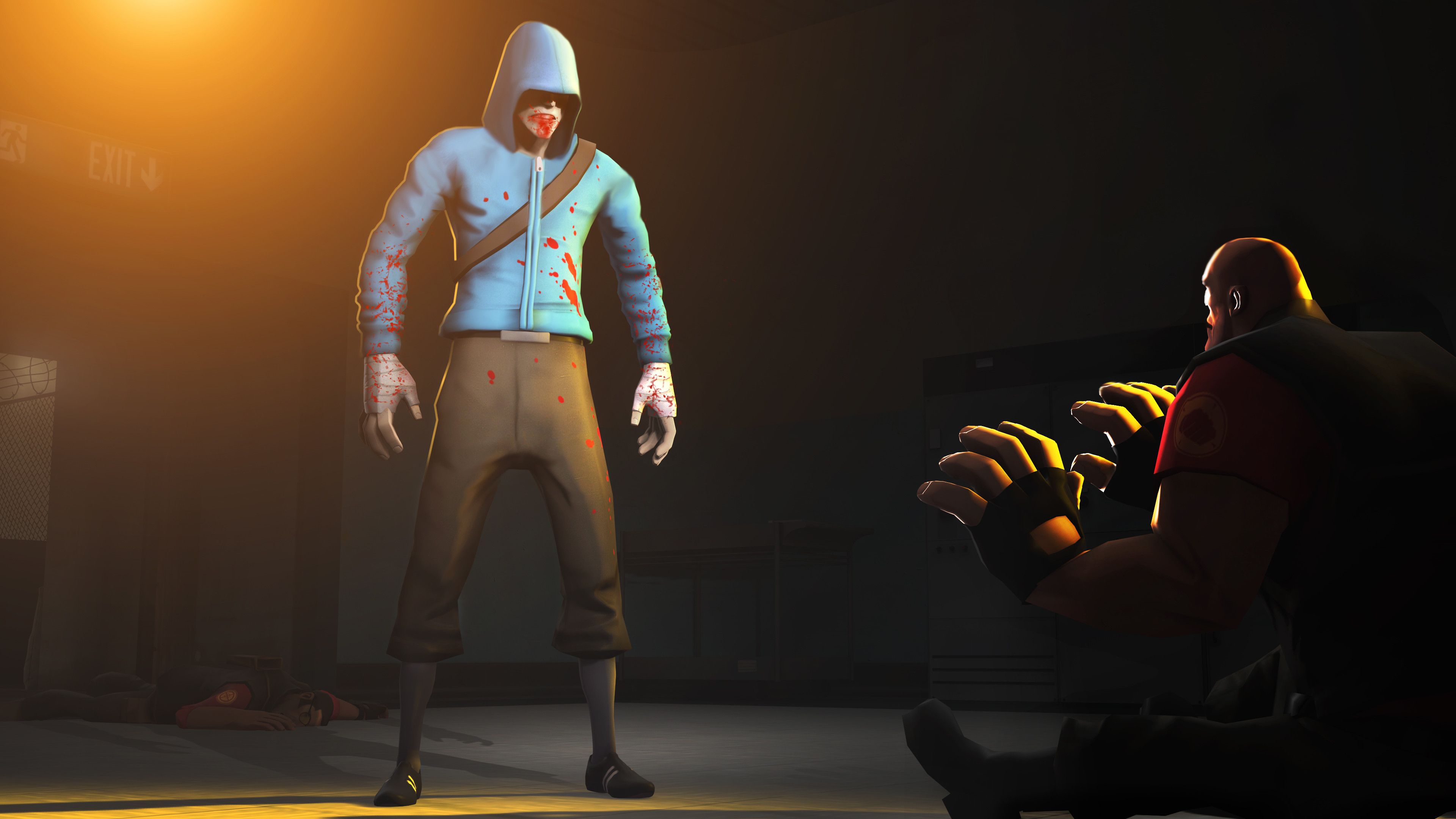 Scout TF2 con cappuccio, 3840x2160 4K, Desktop 4K
