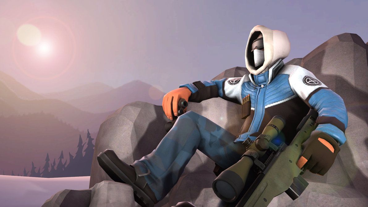 Scout TF2 su montagna, 1191x670 HD, PC Desktop