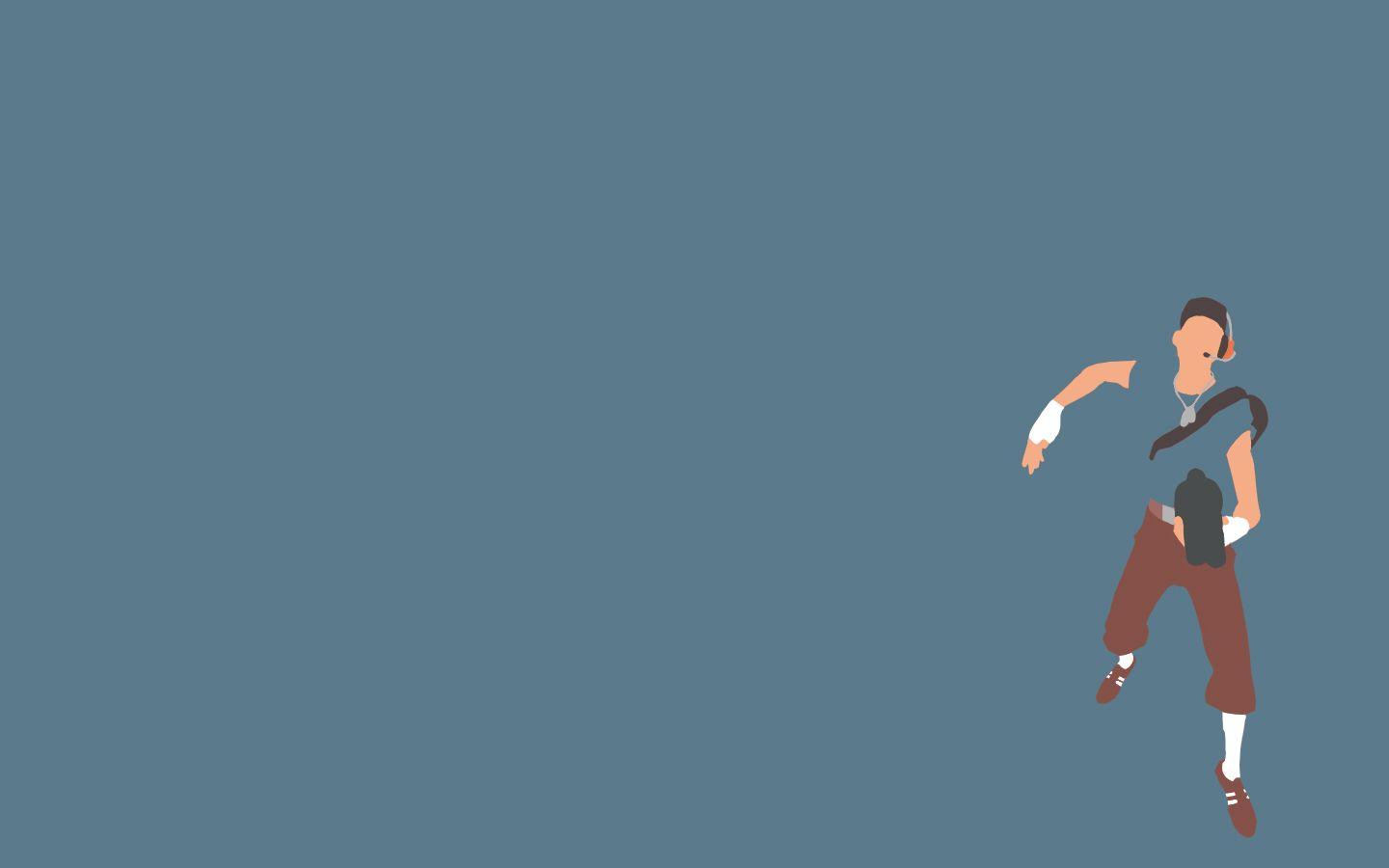 Scout minimalista Team Fortress 2, 1440x900 720p, PC