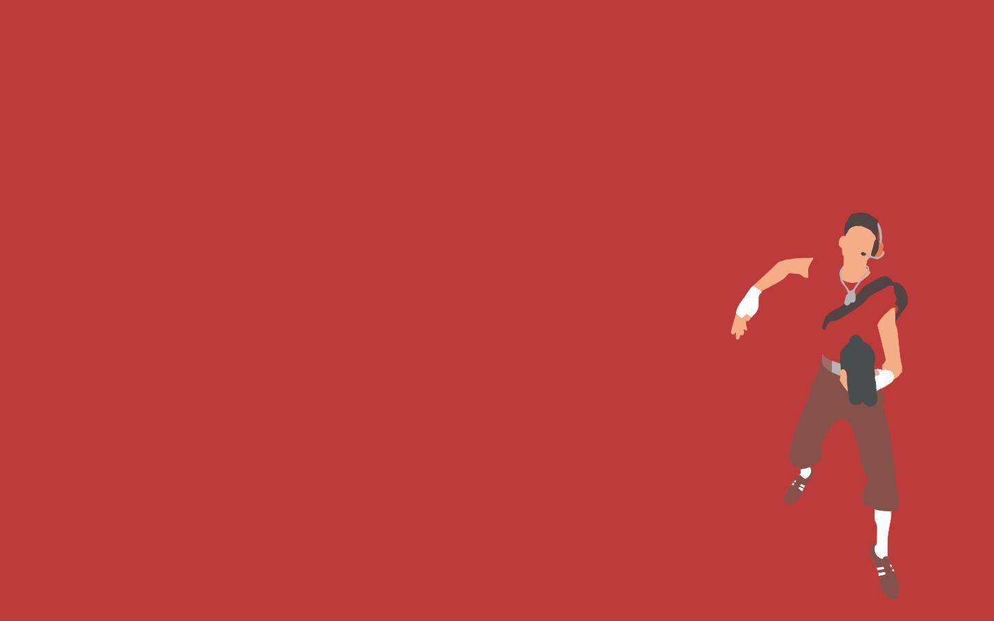 Scout Team Fortress 2 minimalista, 1440x900 720p, MacBook Air