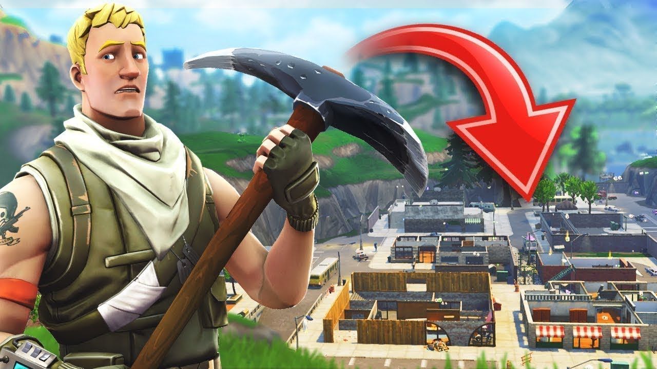 Personaggio Fortnite con piccone, 1280x720 720p, PC