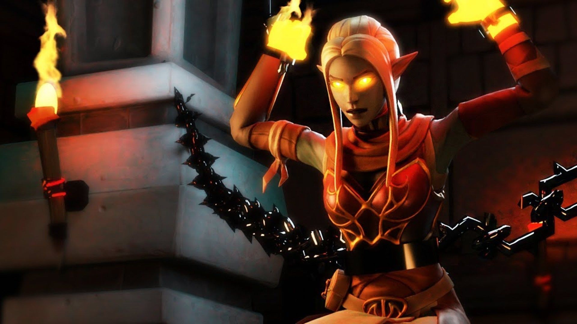 Fortnite Ember skin fuoco, 1920x1080 Full HD 1080p, PC