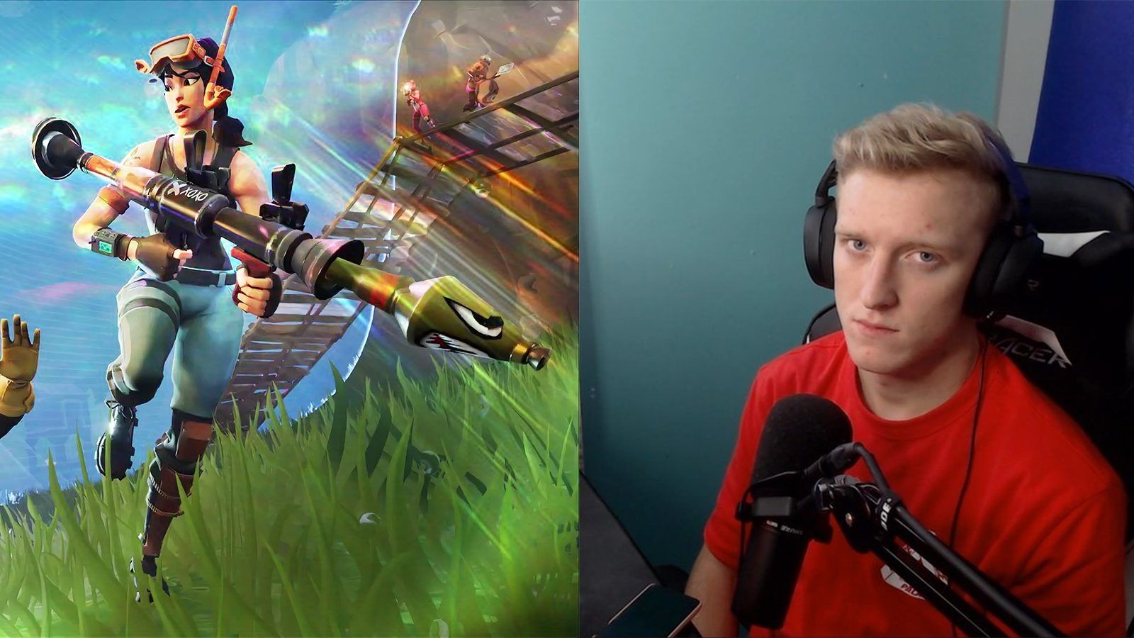 Tfue con personaggio Fortnite, 1600x900 HD, PC Desktop
