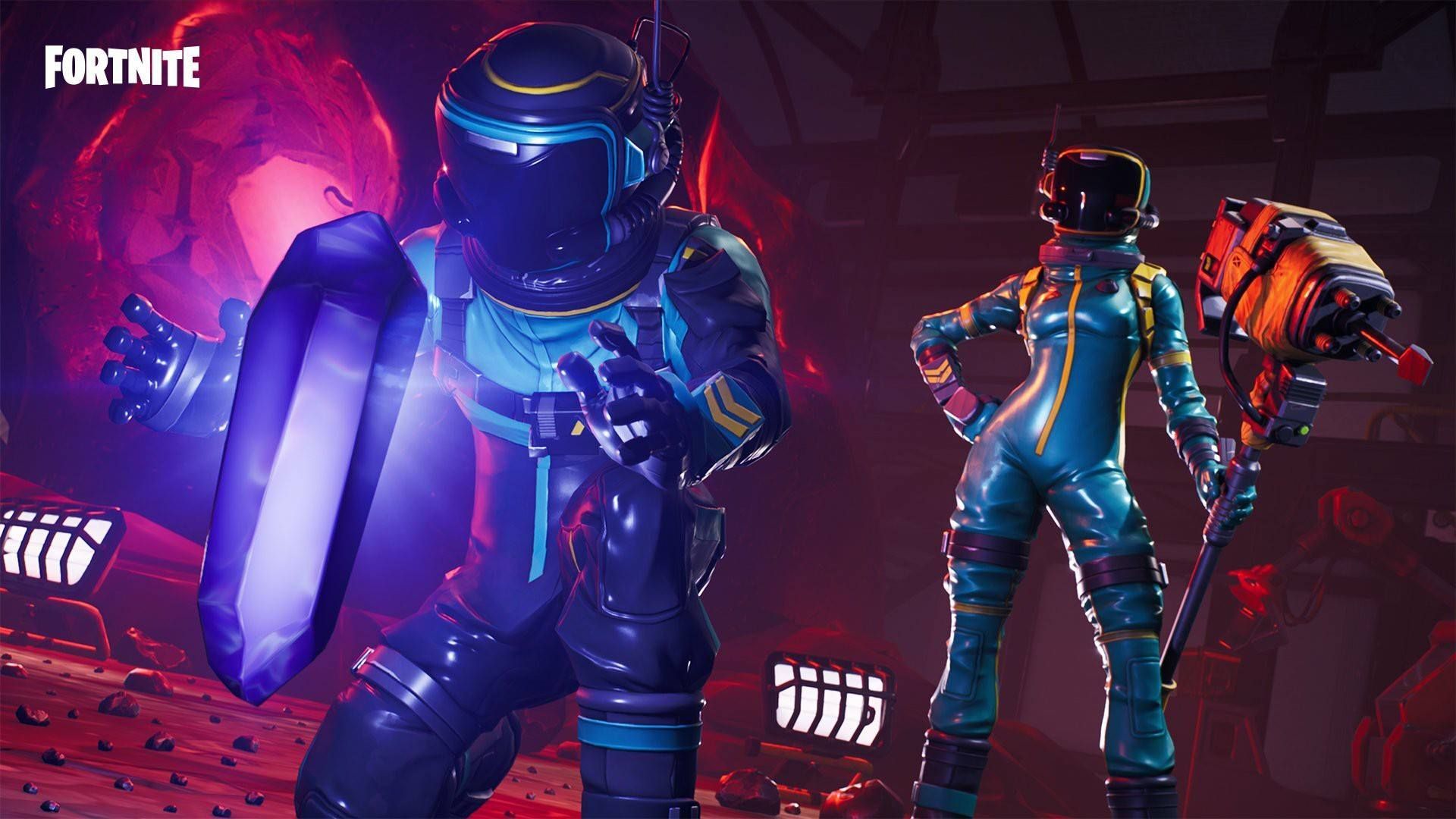 Personaggi Fortnite skin spaziale, Epic Games, 1920x1080 Full HD 1080p, Monitor Gaming