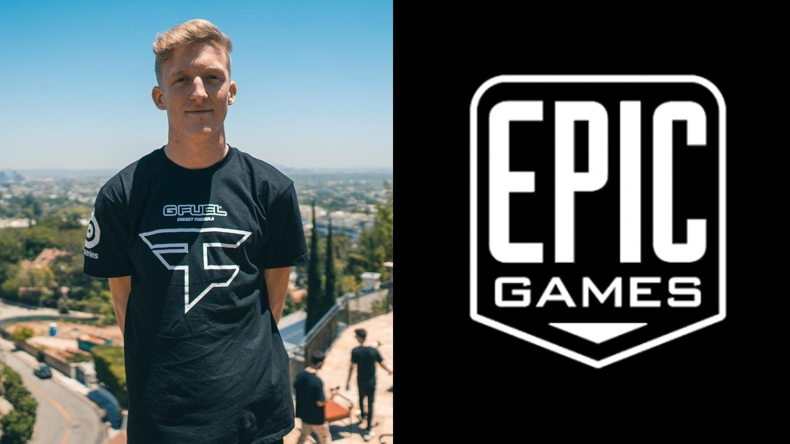 Tfue FaZe Clan e logo Epic Games, 1600x900 HD, Laptop