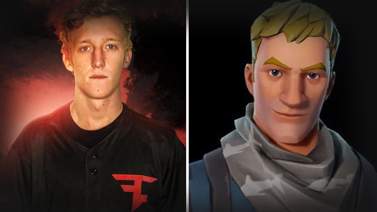 Tfue e personaggio Fortnite confronto, 1600x900 HD Ready, PC