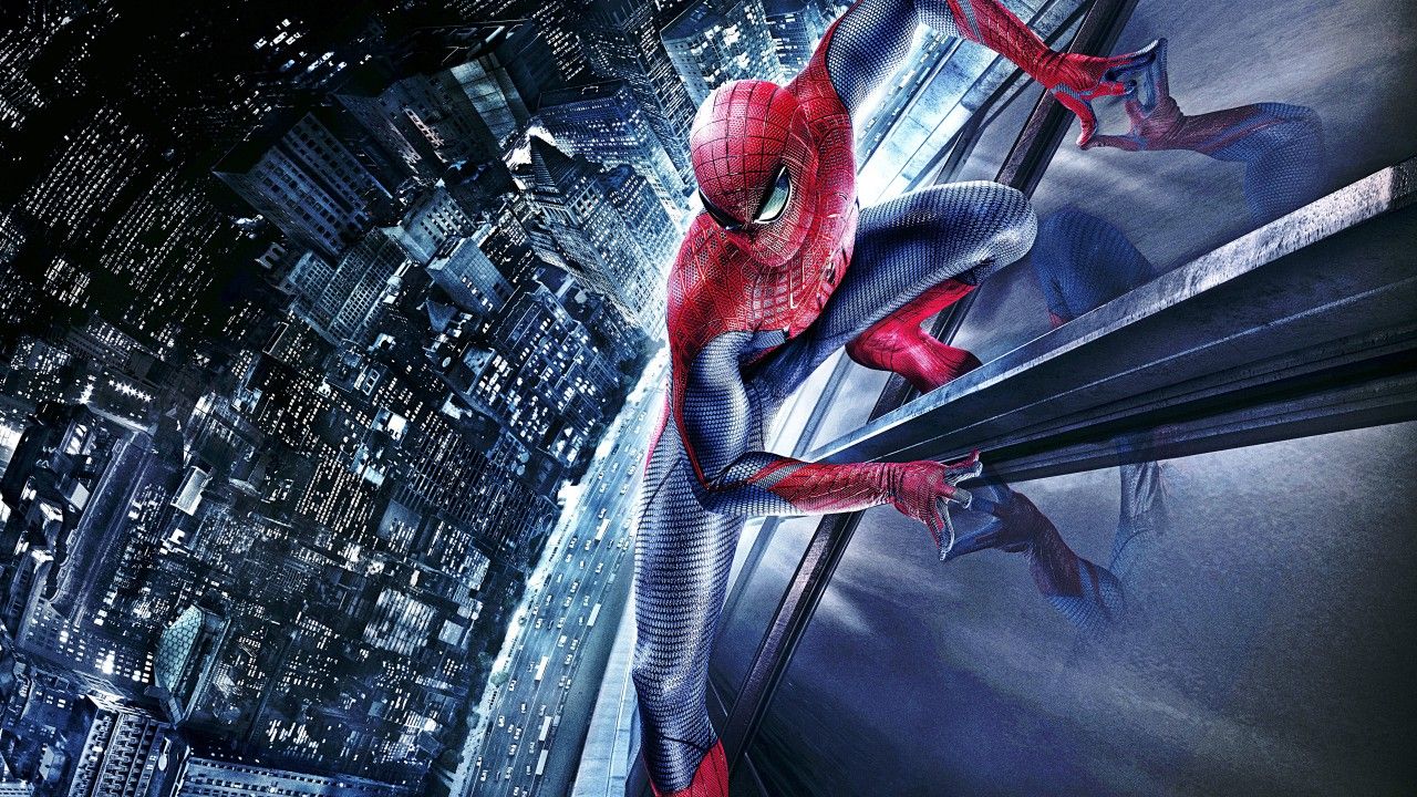 Spider-Man arrampicato su edificio, 1280x720 720p, PC