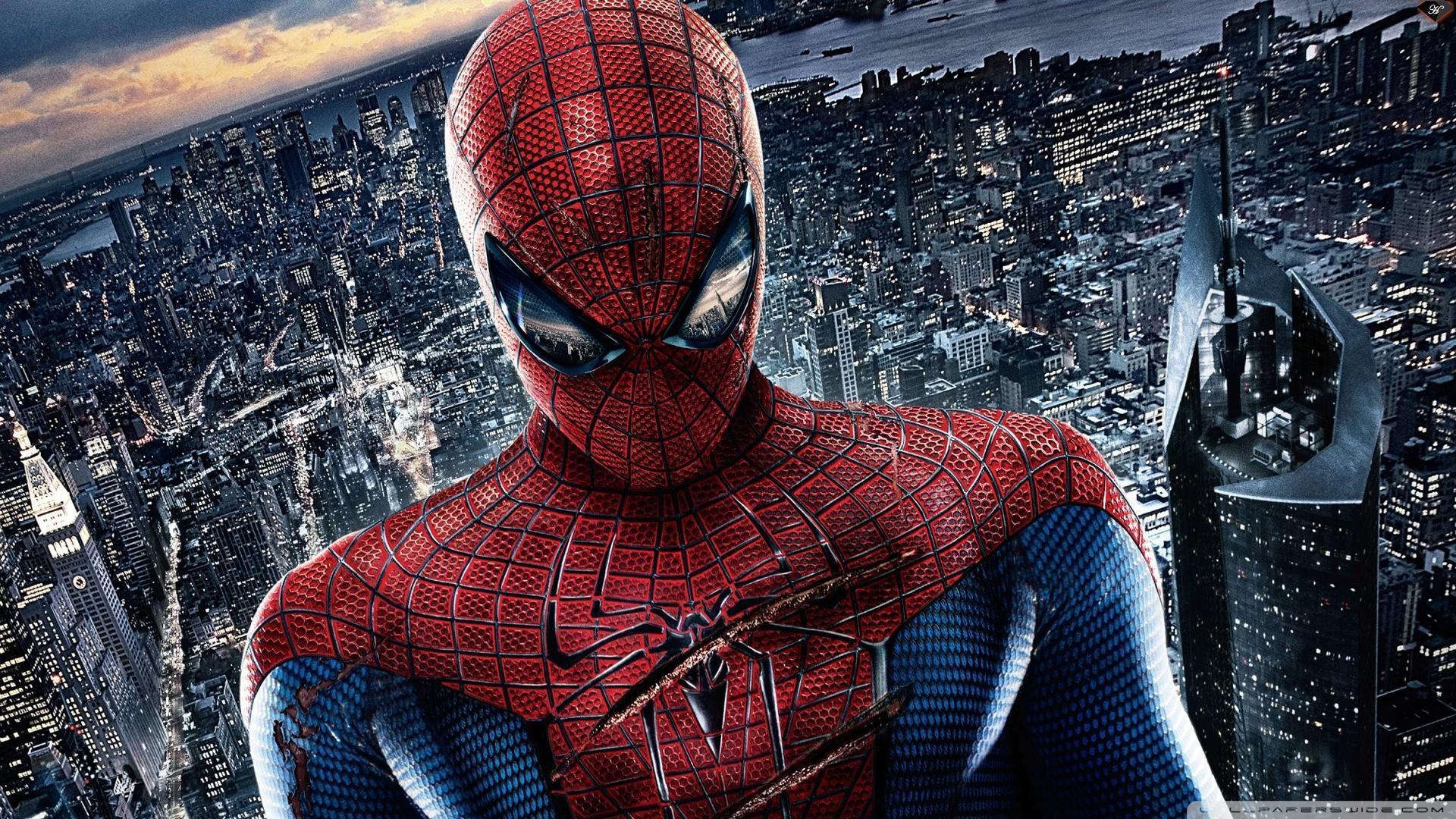 Spider-Man sopra la città, 1920x1080 1080p, Laptop