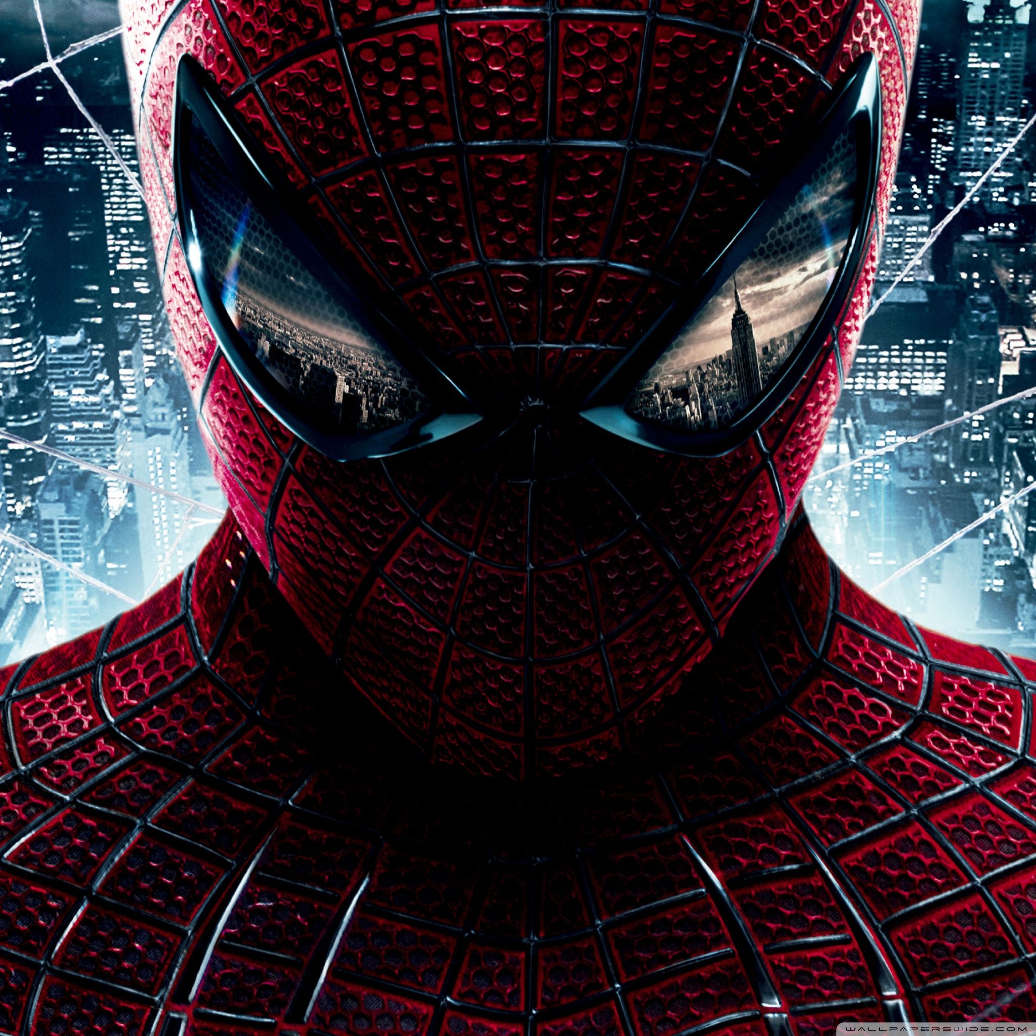 Spider-Man maschera primo piano, 2048x2048 2K, Desktop