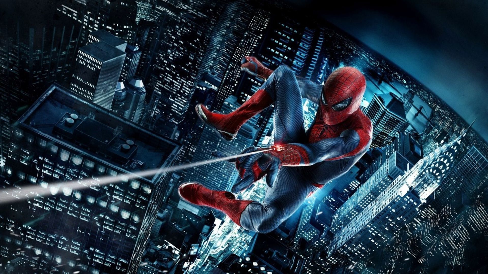 Spider-Man città notturna, 1920x1080 Full HD 1080p, Desktop