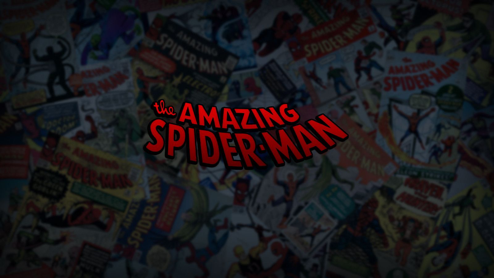 Copertine fumetti Spider-Man collage, 1600x900 HD, Desktop