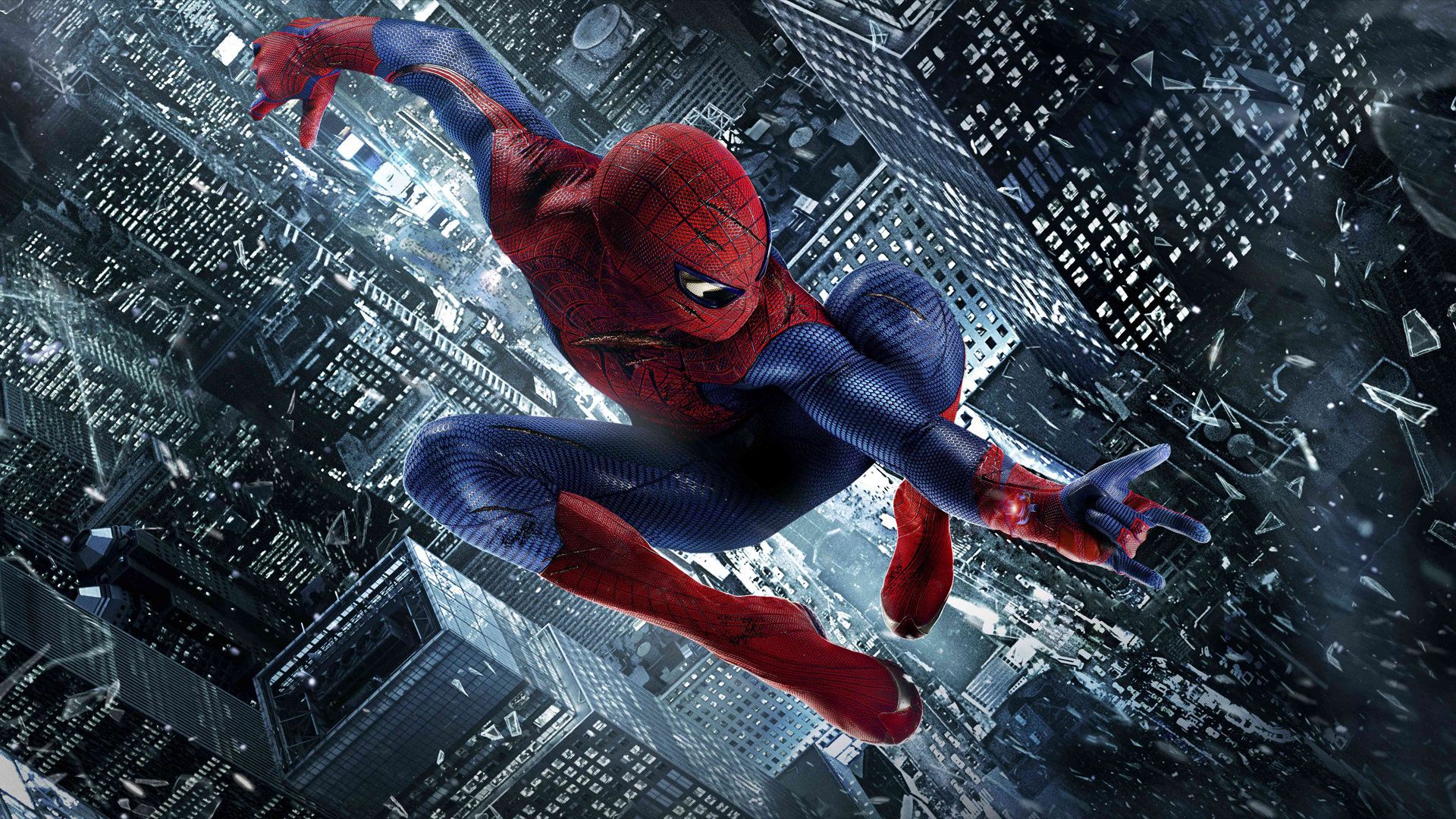 Spider-Man in volo città, 1920x1080 Full HD, PC Desktop