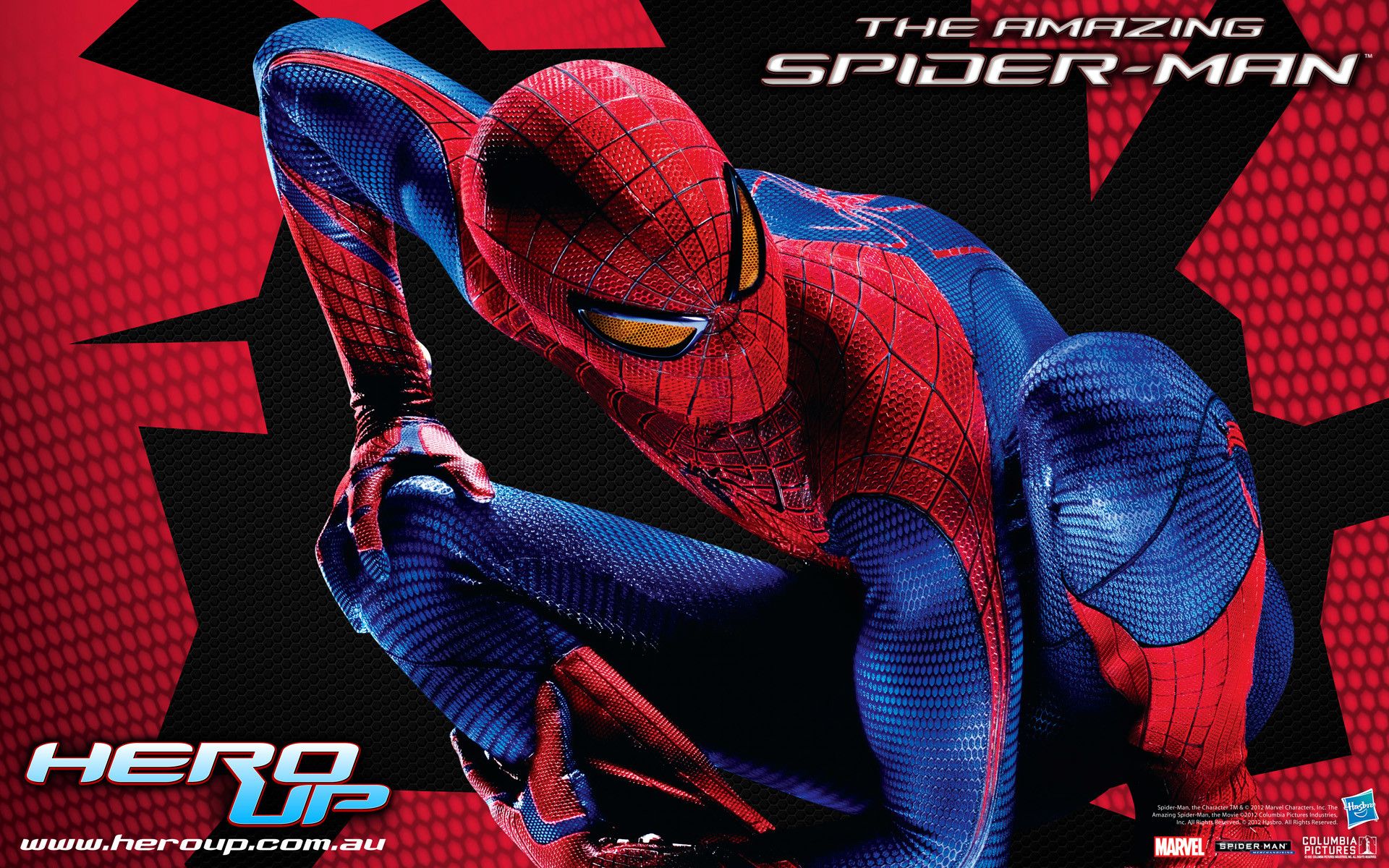 Spider-Man in posa accovacciata, 1920x1200 WUXGA, Desktop