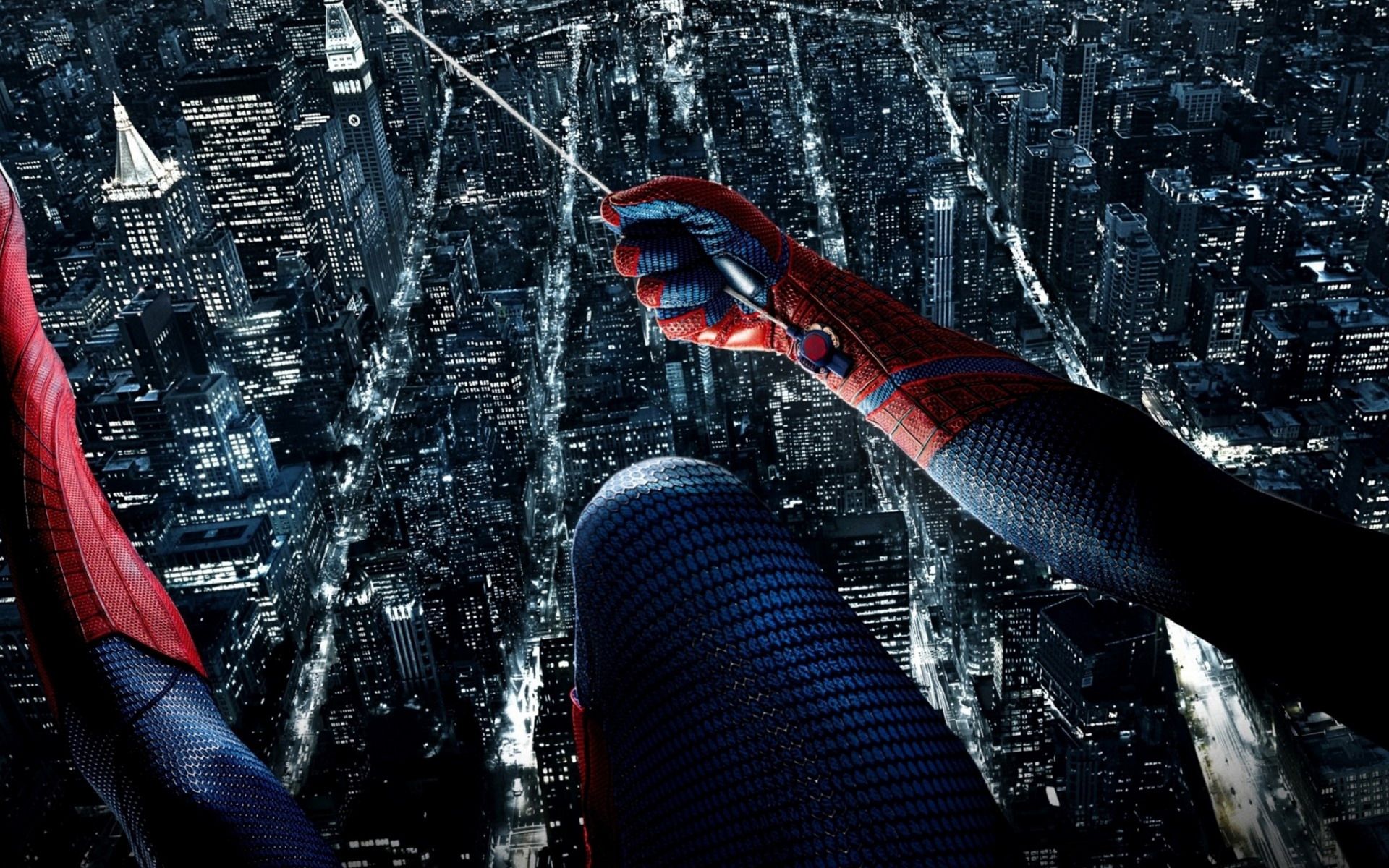 Spider-Man che oscilla sulla città, 1920x1200 WUXGA, Desktop